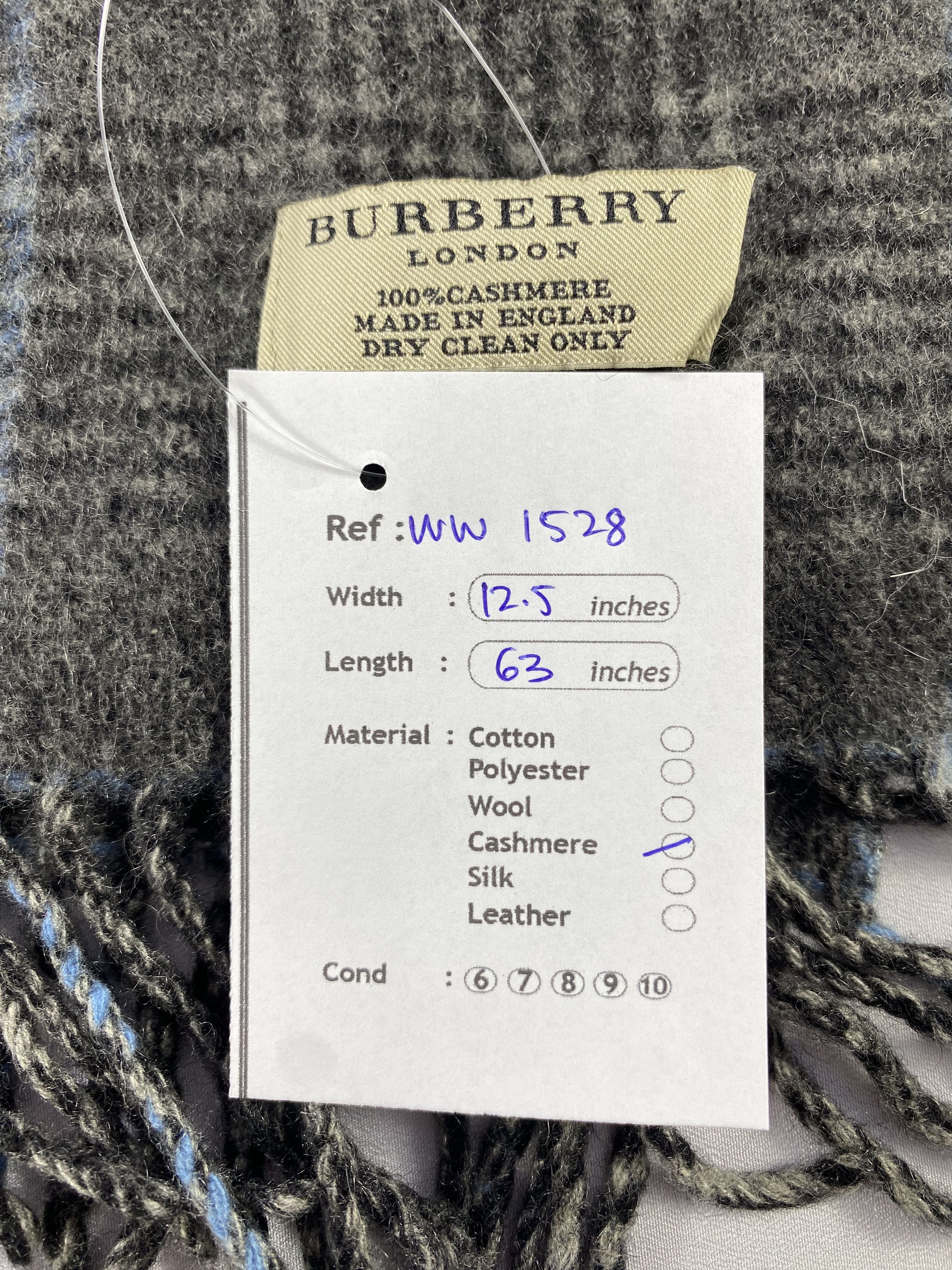 Burberry × Vintage Burberry Scarf / Muffler / Neckwear - WW1528 Size ONE SIZE - 6 Thumbnail