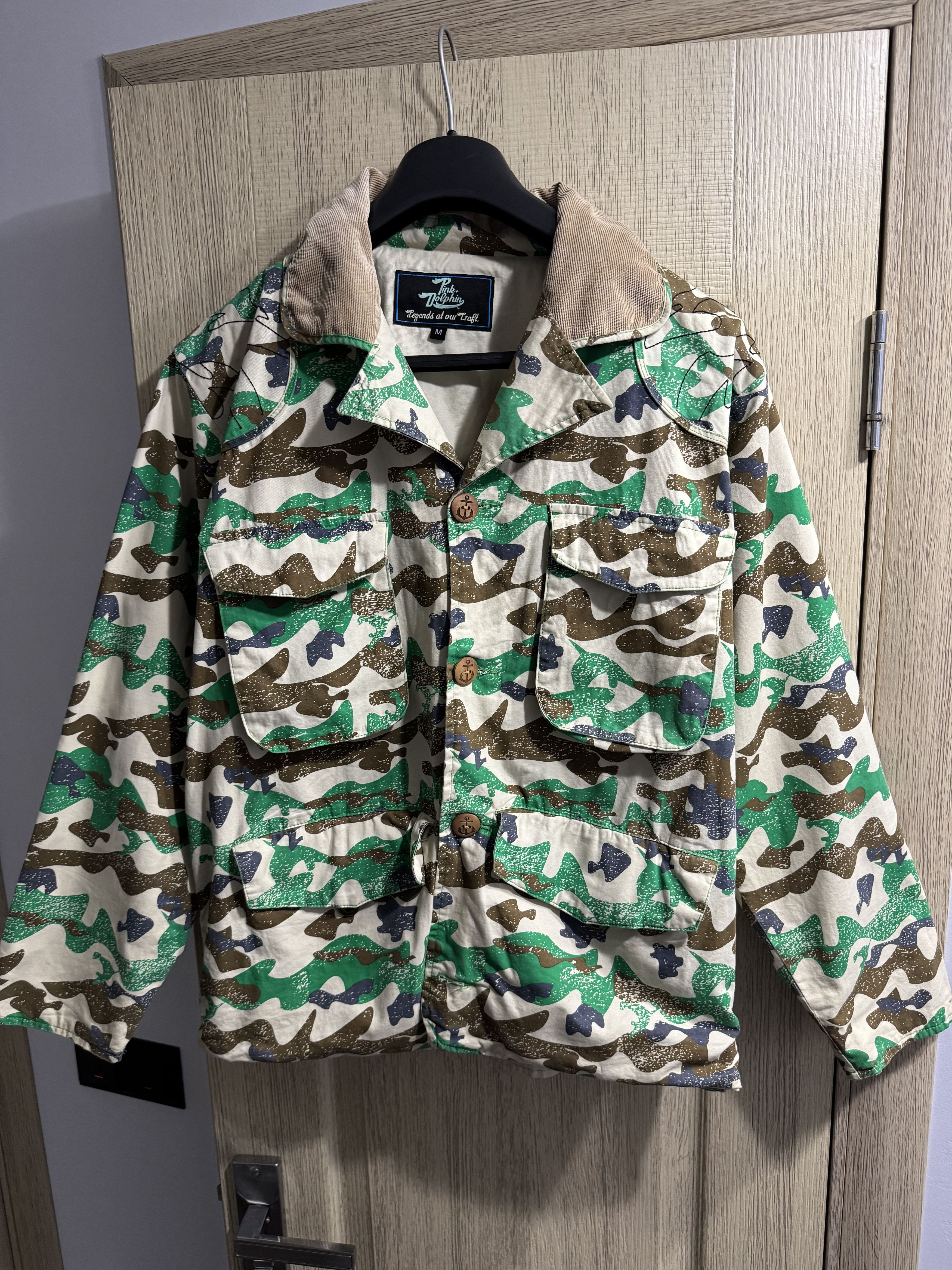 Pink Dolphin Pink Dolphin Multipocket Camo Jacket Military Style Size US M / EU 48-50 / 2 - 1 Thumbnail