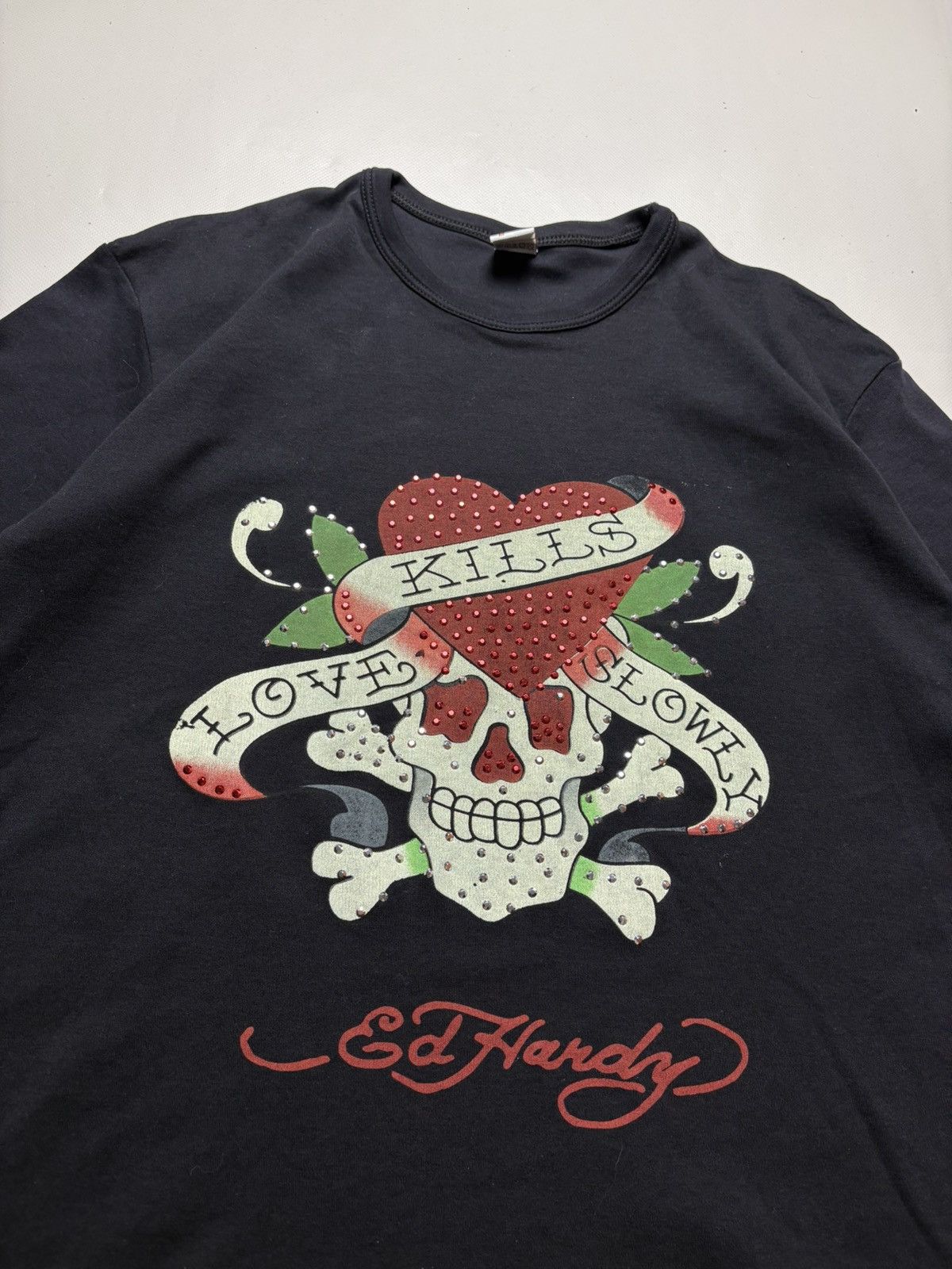 Ed Hardy Ed Hardy Y2k Big Logo T-shirt Size US M / EU 48-50 / 2 - 4 Thumbnail