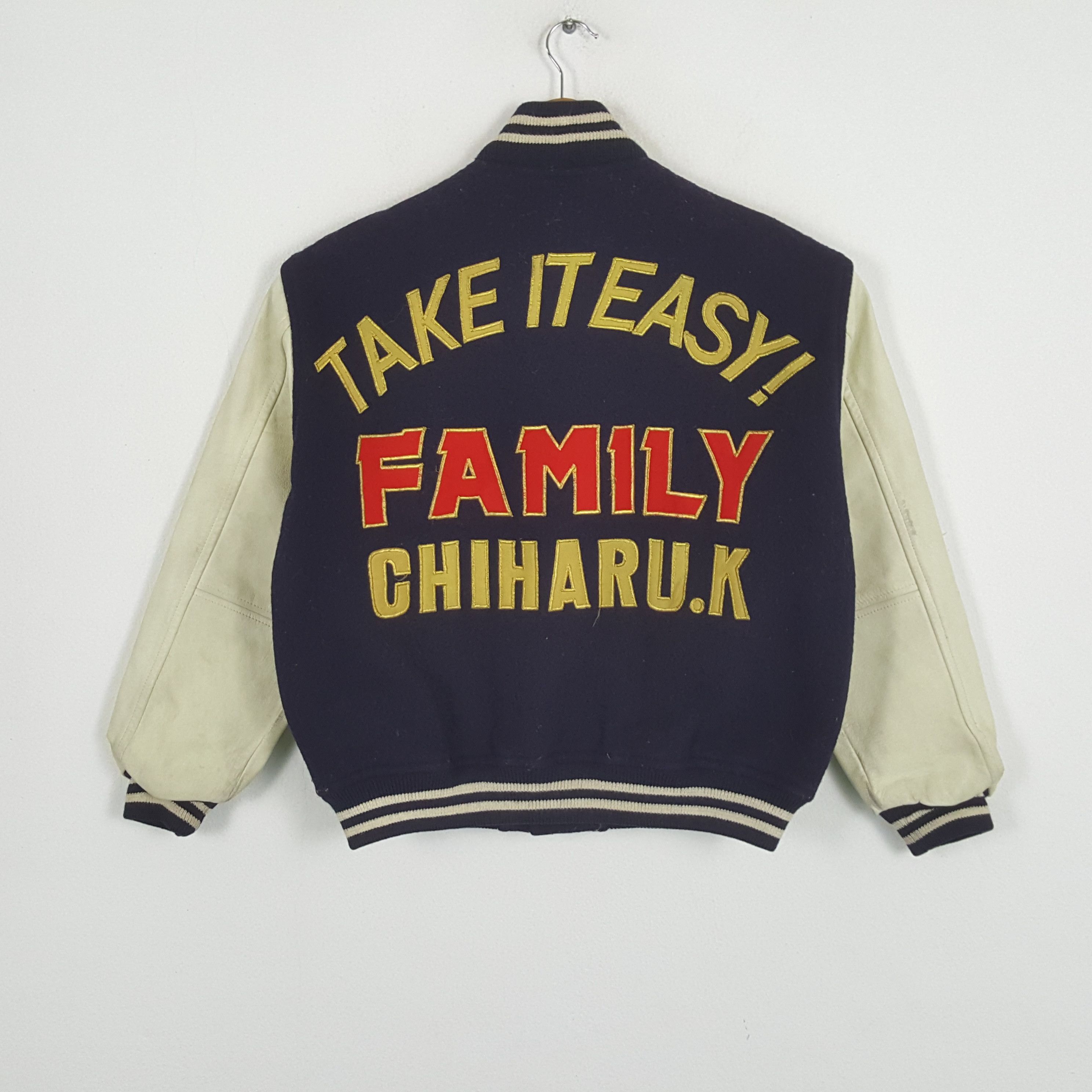 Daytona × Vintage Vintage DAYTONA FAMILY CHIHARU.K Japan Brand Varsity Jacket Size US L / EU 52-54 / 3 - 1 Thumbnail