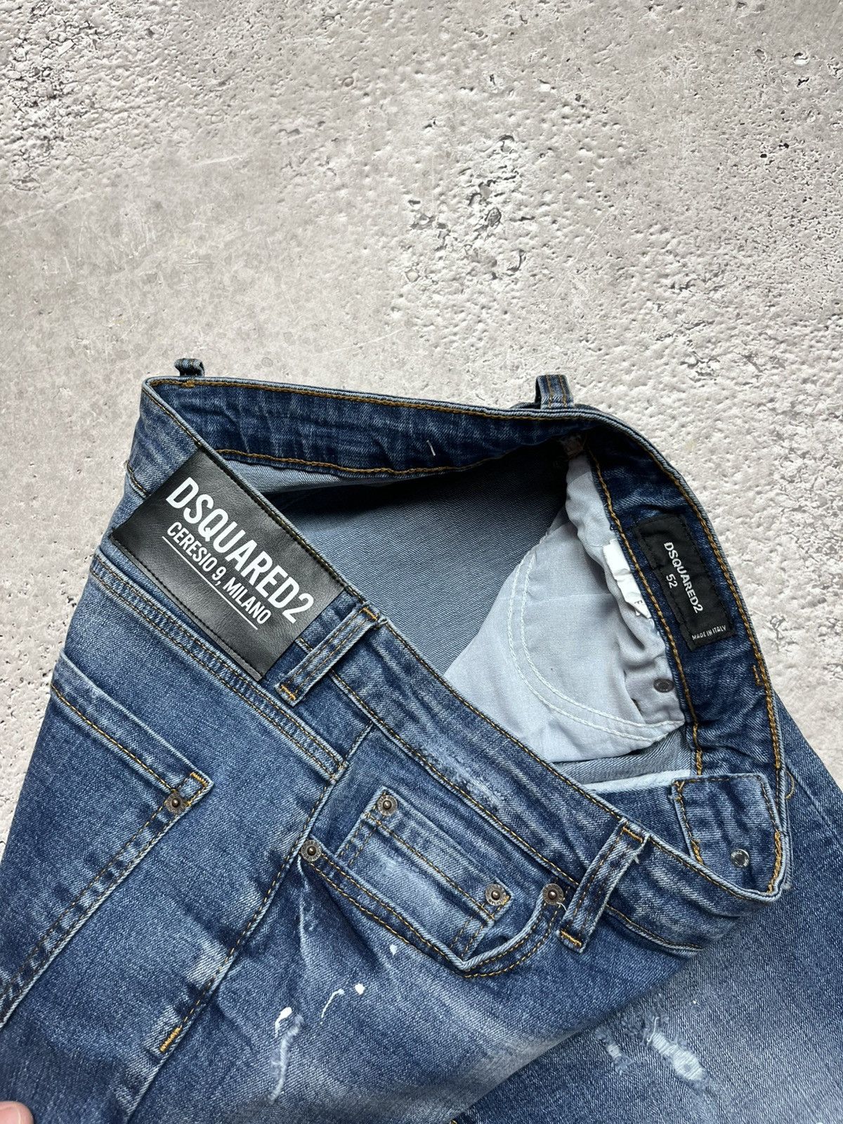 Dsquared2 Dsquared2 Slim Fit Skinny Jeans Blue Denim Made in Italy 52 Size US 34 / EU 50 - 12 Thumbnail