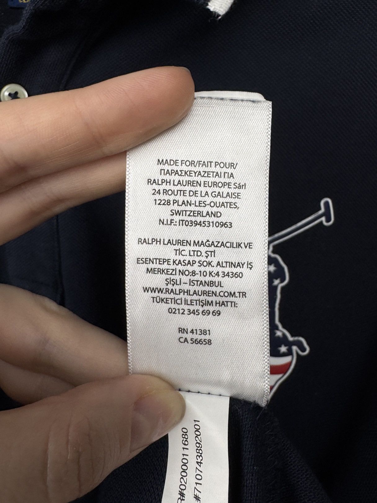 Polo Ralph Lauren Polo Ralph Lauren Navy Classic Fit Big Patriotic Pony Shirt Size US L / EU 52-54 / 3 - 9 Thumbnail