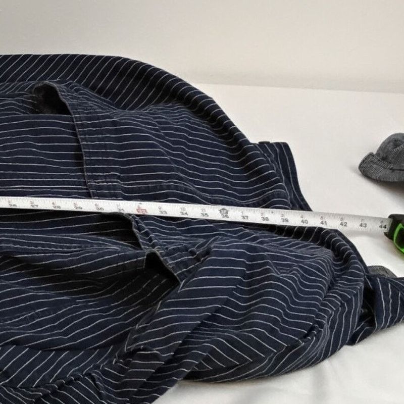 Chloe Chloé Belted Denim Trench Women's 34 (S) Blue Pinstripe Size XS / US 0-2 / IT 36-38 - 11 Thumbnail