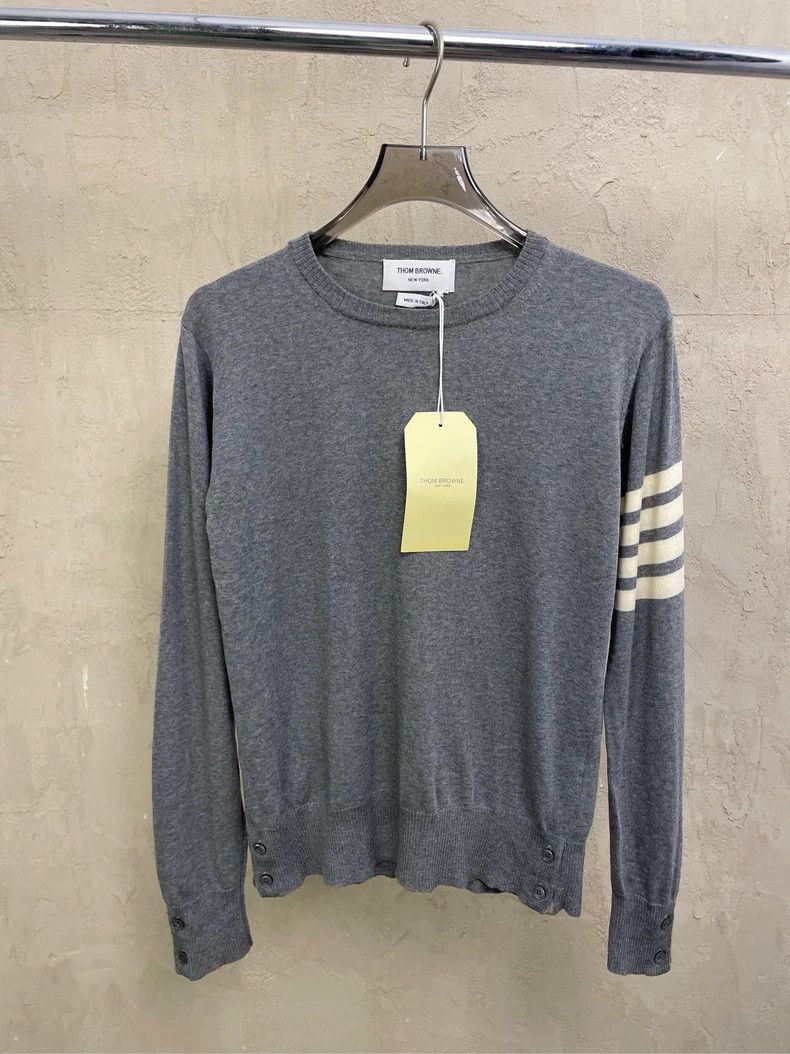 Thom Browne Thom Browne size0 Gray cardigan jacket Size US XS / EU 42 / 0 - 1 Thumbnail