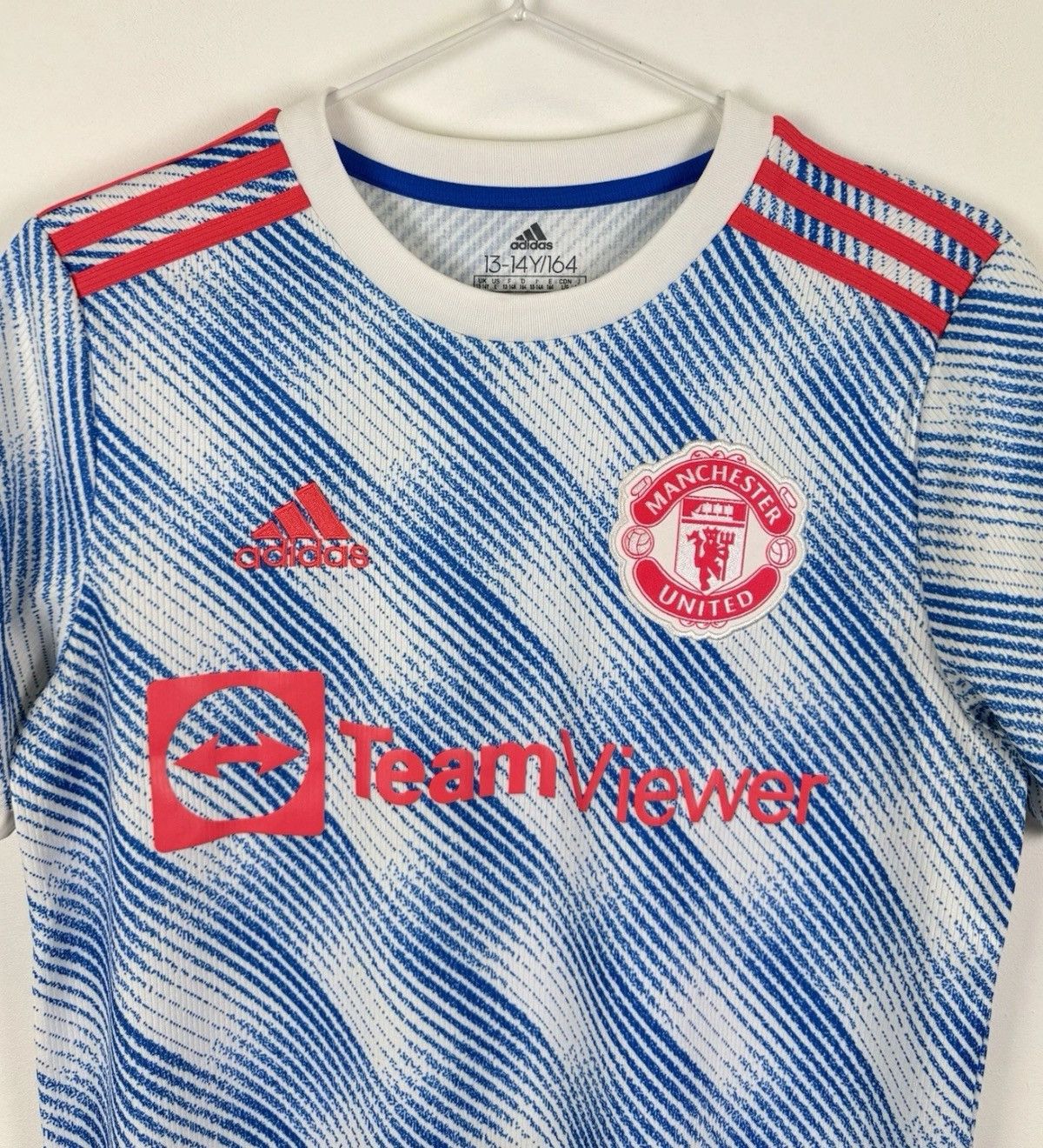 Adidas Adidas Manchester United Soccer Jersey 2021 Football Shirt Size US XXS / EU 40 - 2 Thumbnail