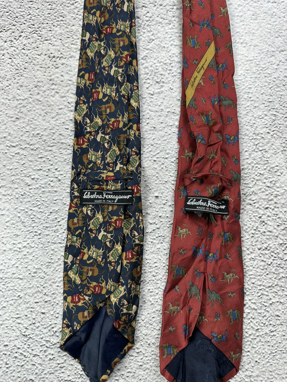 Salvatore Ferragamo Vintage Salvatore Ferragamo Silk Tie Old Money Style Size ONE SIZE - 5 Thumbnail