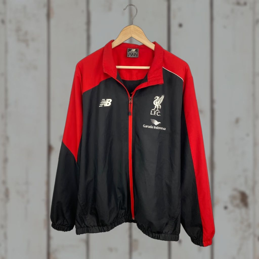 New Balance New Balance Liverpool Zip Jacket Soccer Jersey Rare Retro XXL Multicolor Black/Red Mens Jacket Size US XXL / EU 58 / 5 - 1 Thumbnail
