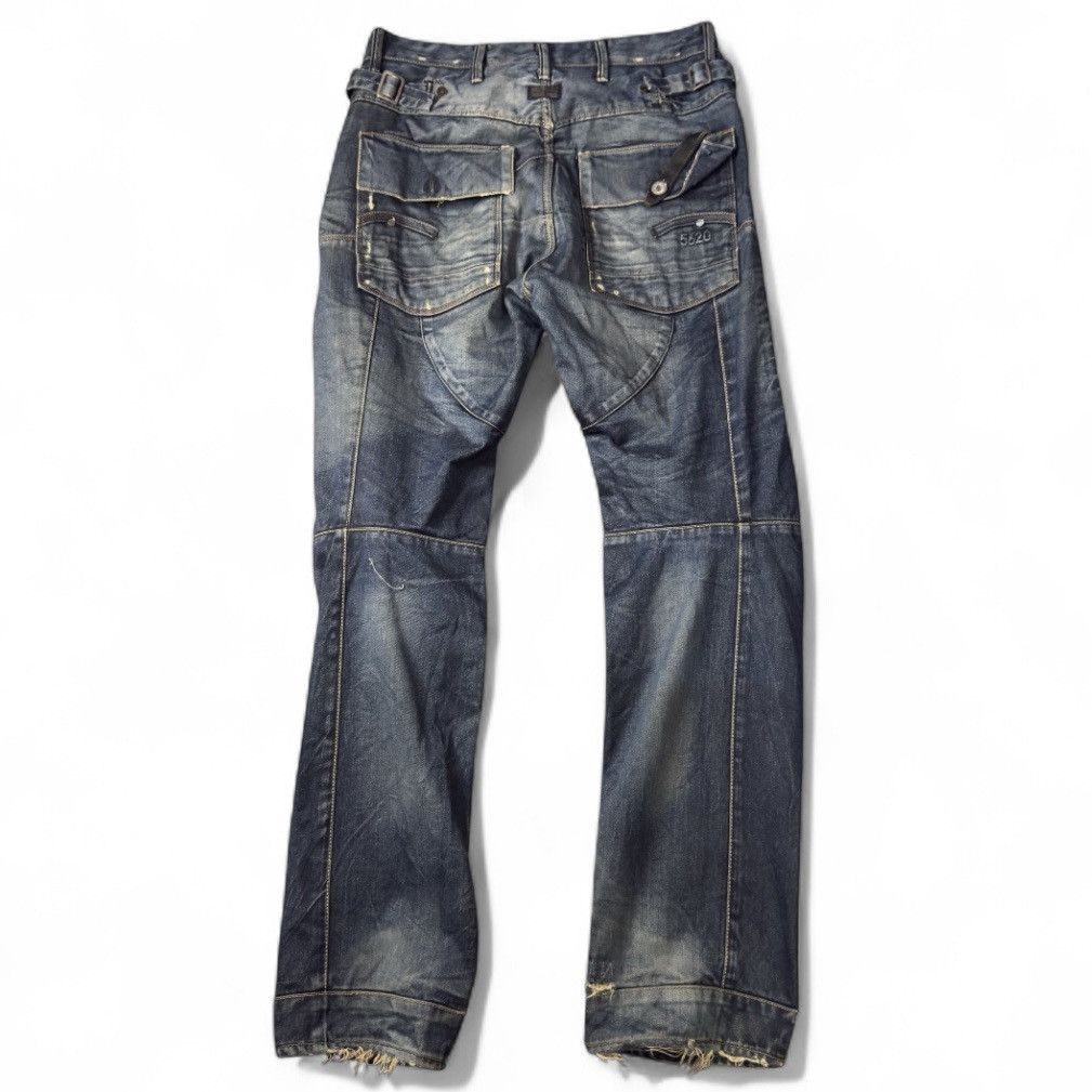 G-Star Archive R33/01 Trail 5620 Tapered Raw Whisker Washed Denim Size US 31 - 3 Thumbnail