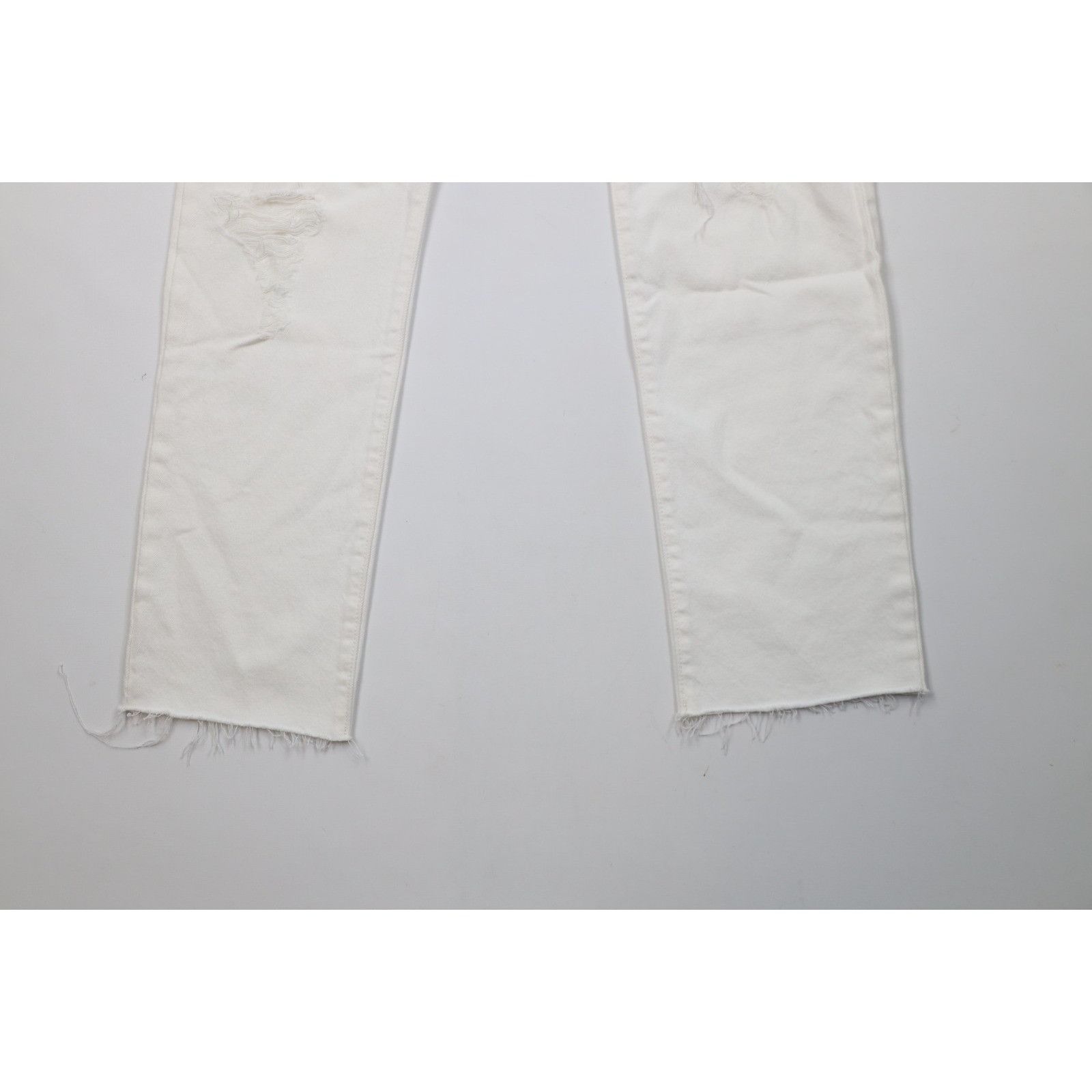 Levi's Deadstock Vintage Y2K Levis 501xx Button Fly Ripped Jeans Size 30" / US 8 / IT 44 - 4 Thumbnail