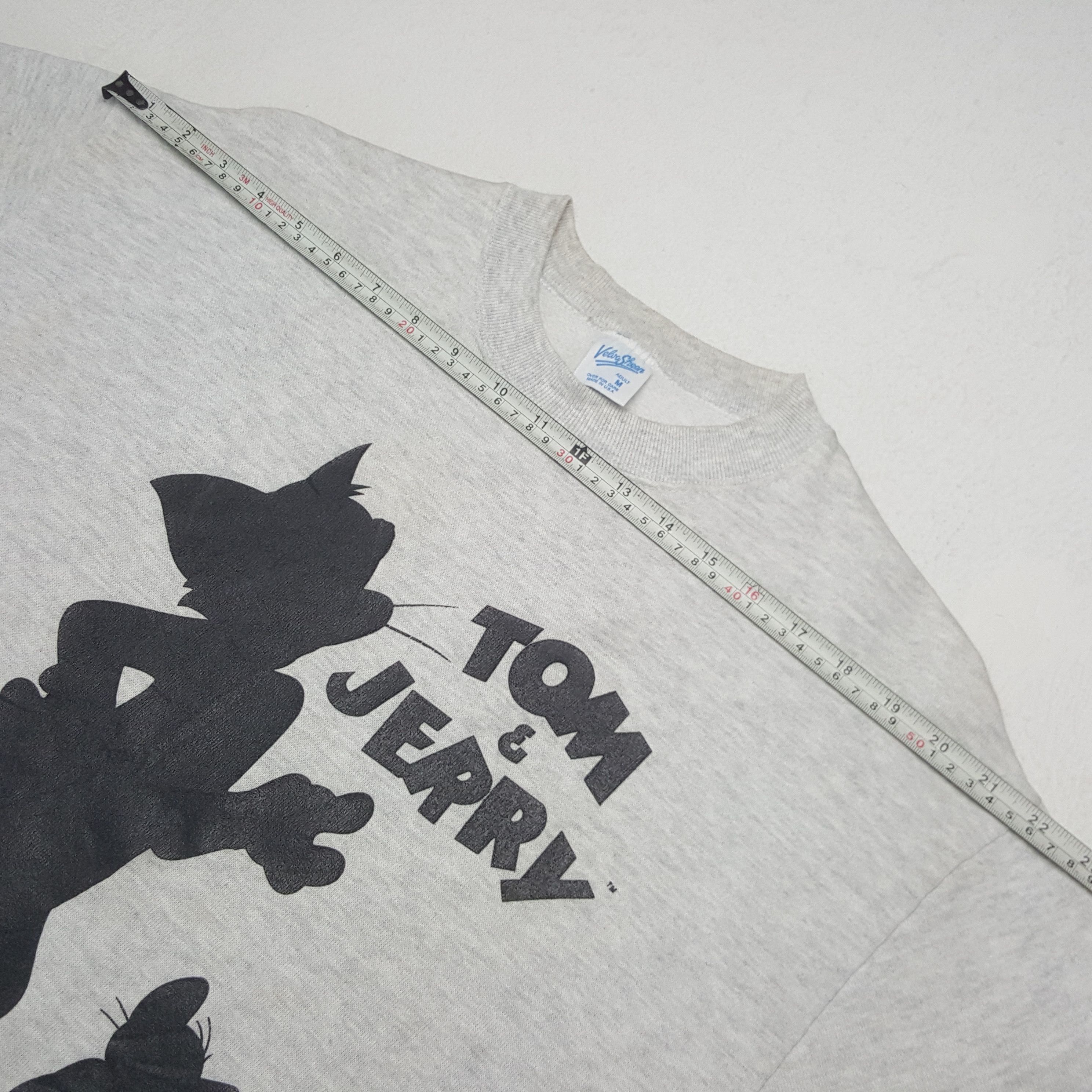 Velva Sheen Vintage Tom & Jerry American Kids Cartoon Sweatshirt C291N12 Size US M / EU 48-50 / 2 - 5 Thumbnail