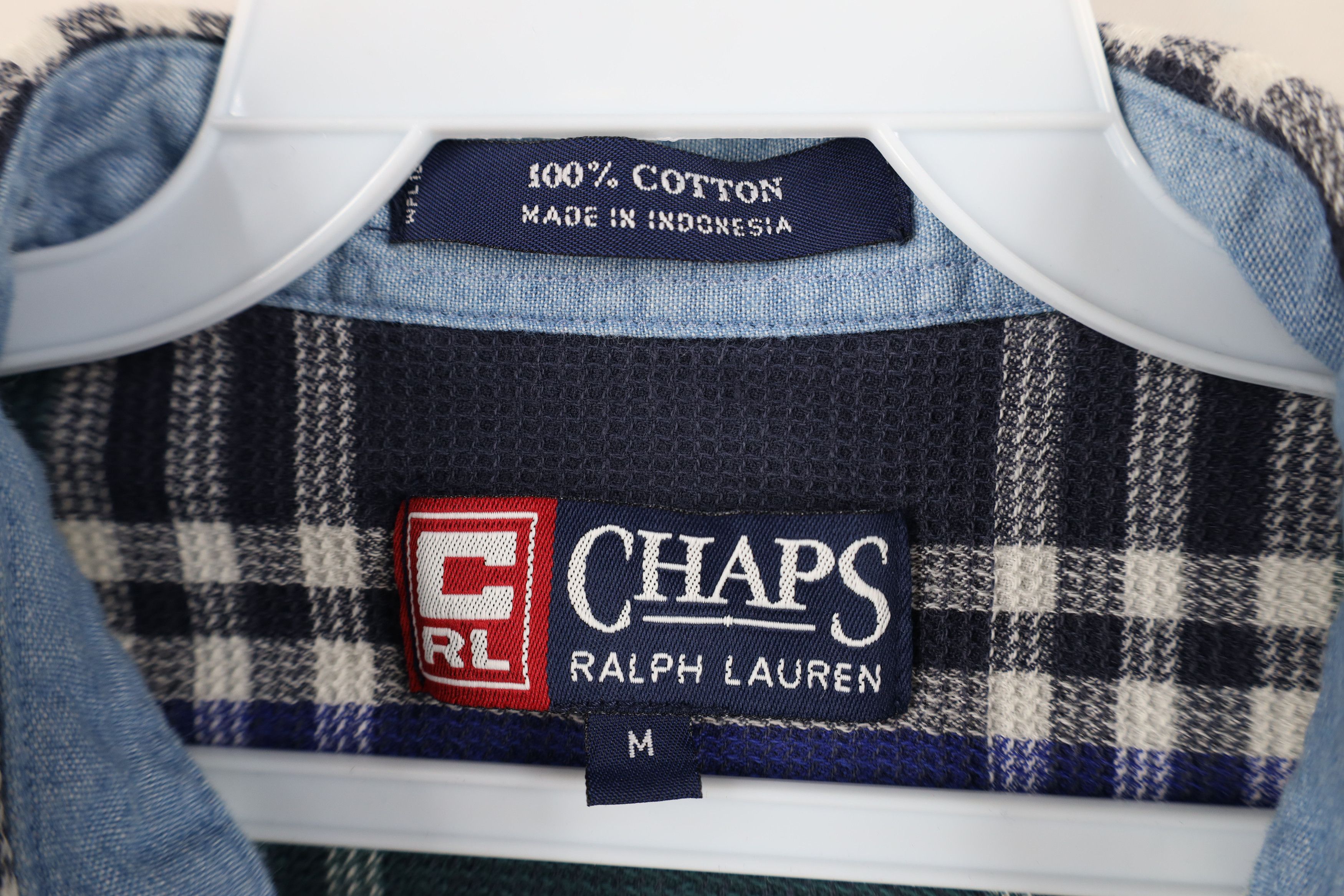 Ralph Lauren Vintage 90s Chaps Ralph Lauren Knit Button Down Shirt Size US M / EU 48-50 / 2 - 8 Thumbnail