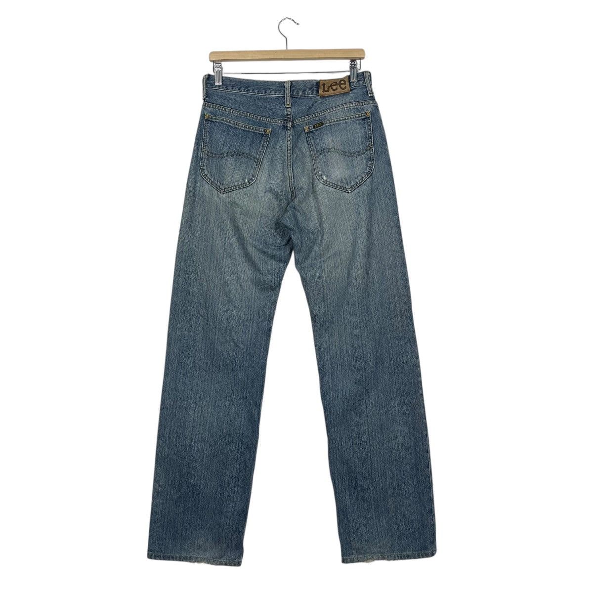 Japanese Brand Vintage 90s Lee Rider Zipper fly Ripped Denim W31 Size US 31 - 13 Thumbnail
