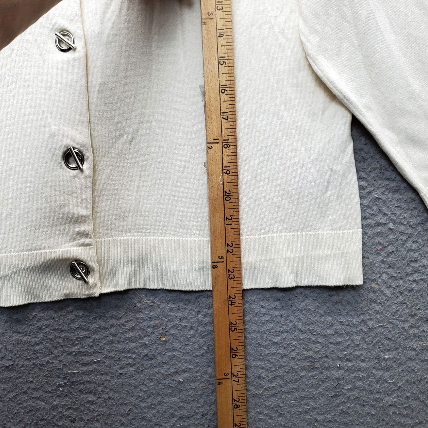 Vintage Philosophy Womens Cardigan Sweater 2XL Tan Rayon Knit Long Sleeve Front Toggle Size XXL / US 16-18 / IT 52-54 - 4 Thumbnail