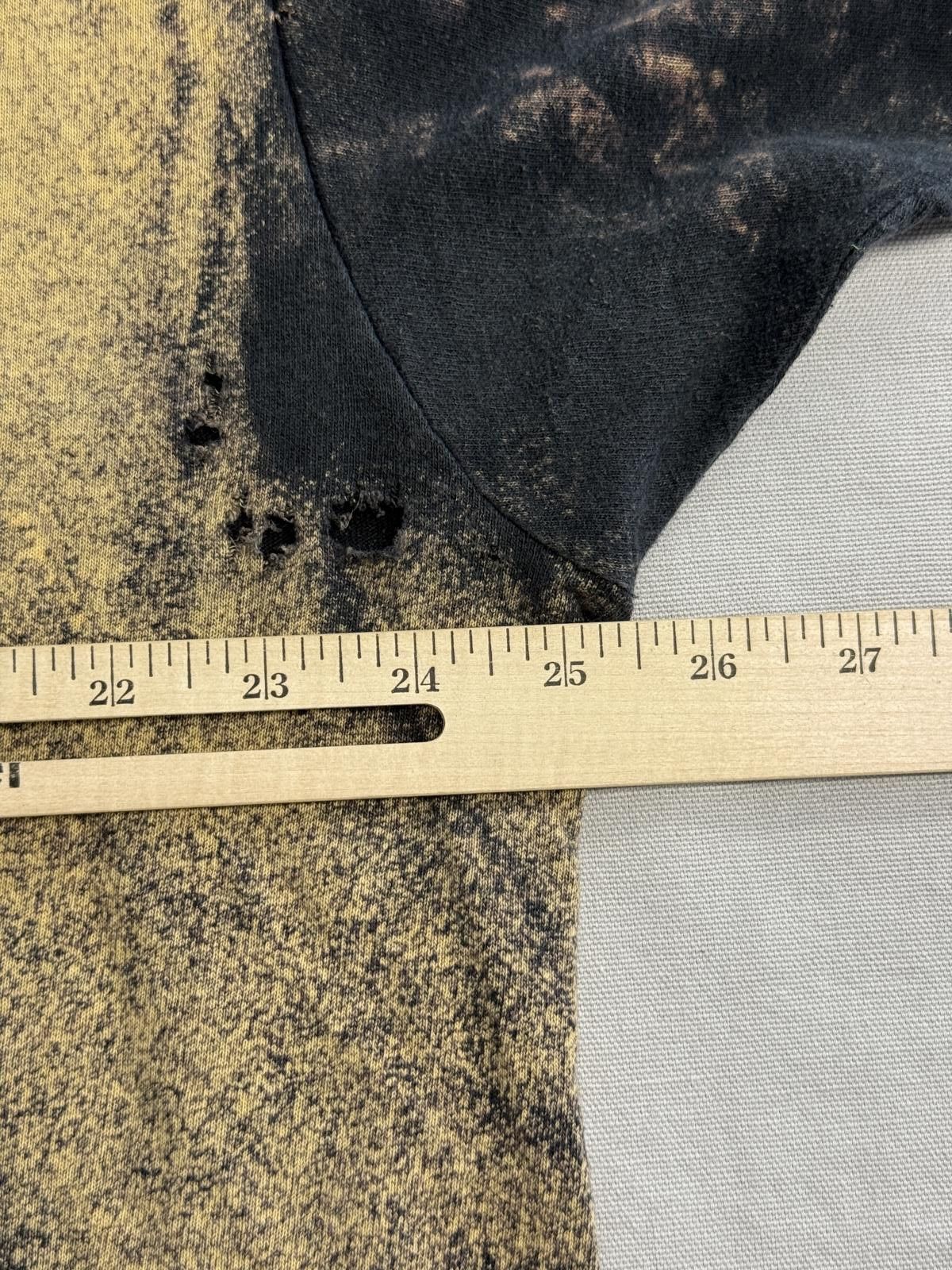 Designer Vintage 80s Biker Skull Tshirt Born Bad to Tha Bone Thrashed Size US XXL / EU 58 / 5 - 10 Thumbnail
