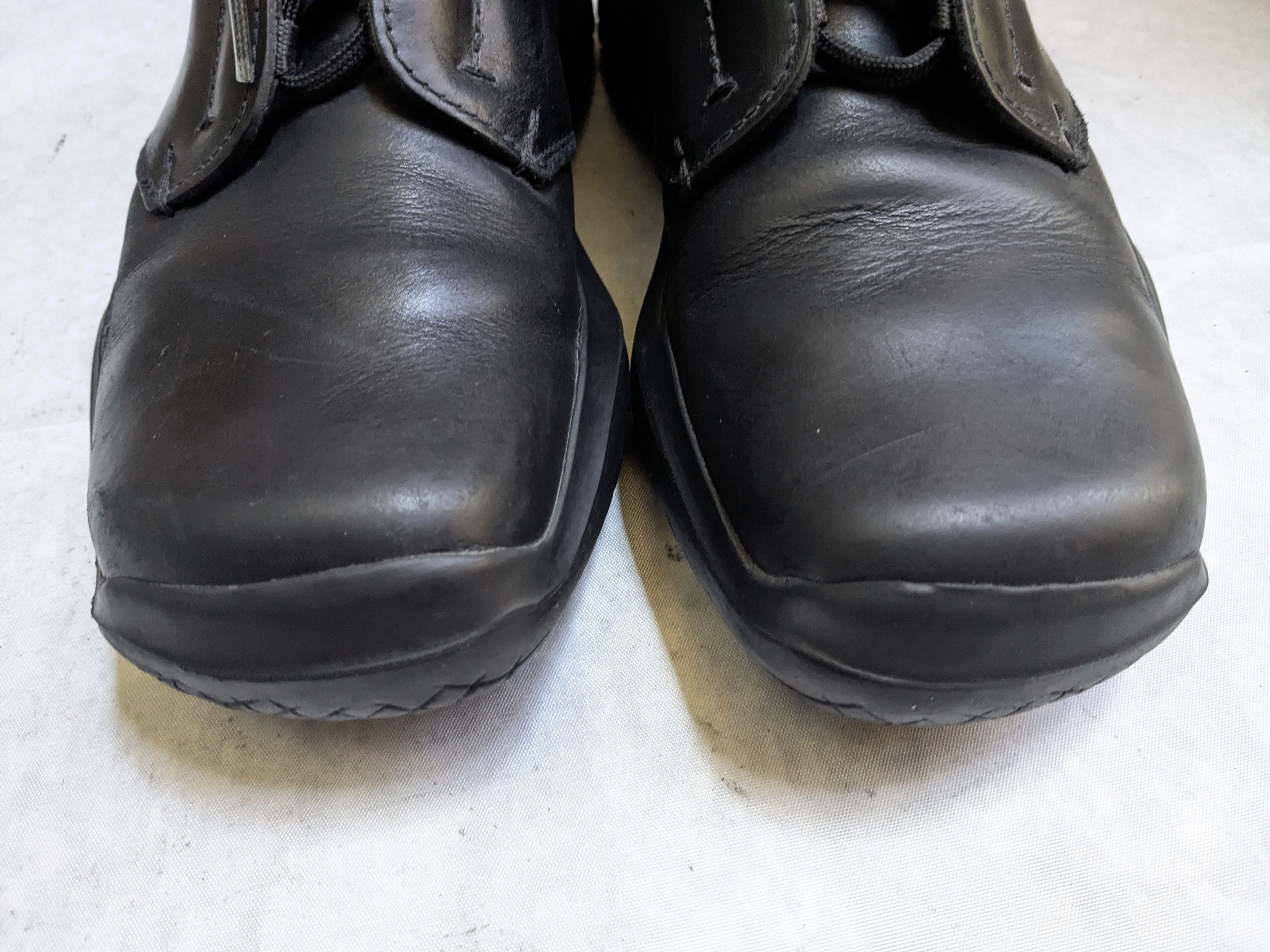 Prada Prada Boots Black Leather 10 High Tops Vibram Y2K Size US 10 / EU 43 - 6 Thumbnail