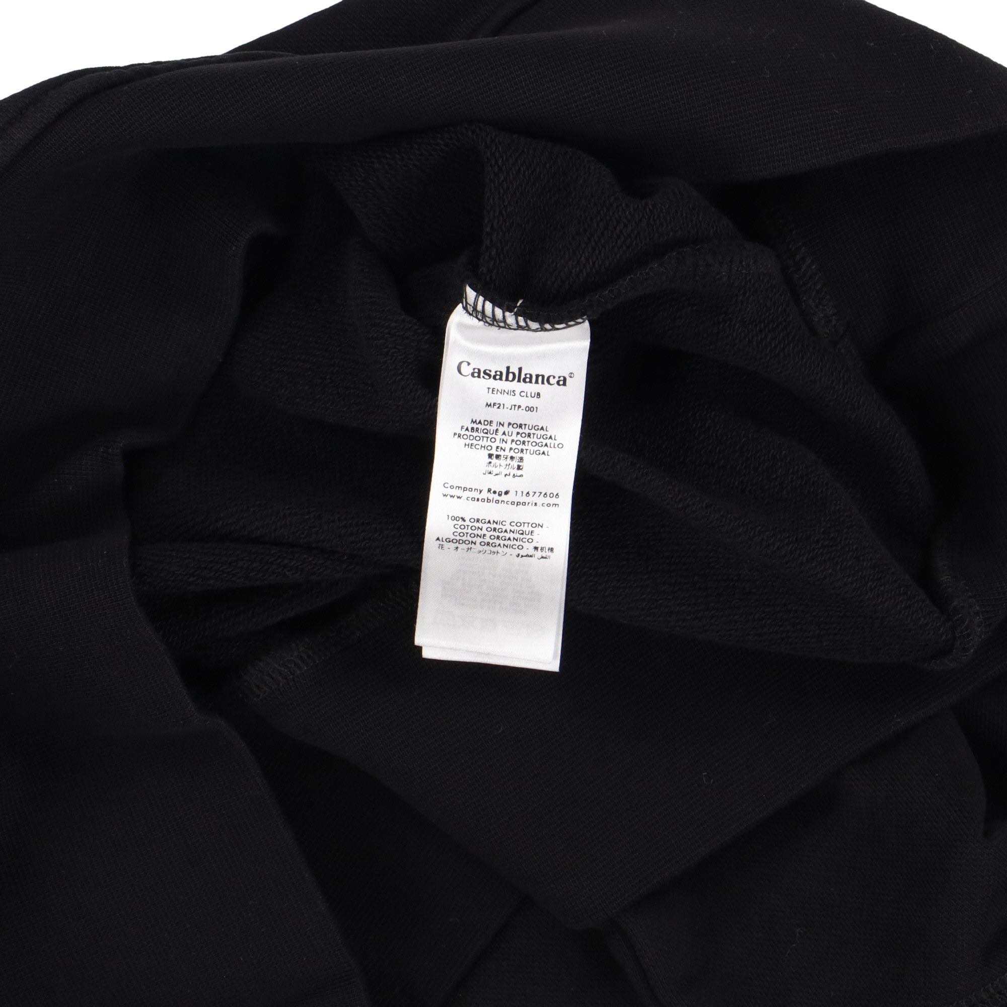 Casablanca Black Sport Embroidered Logo Sweatshirt Size XS / US 0-2 / IT 36-38 - 5 Thumbnail
