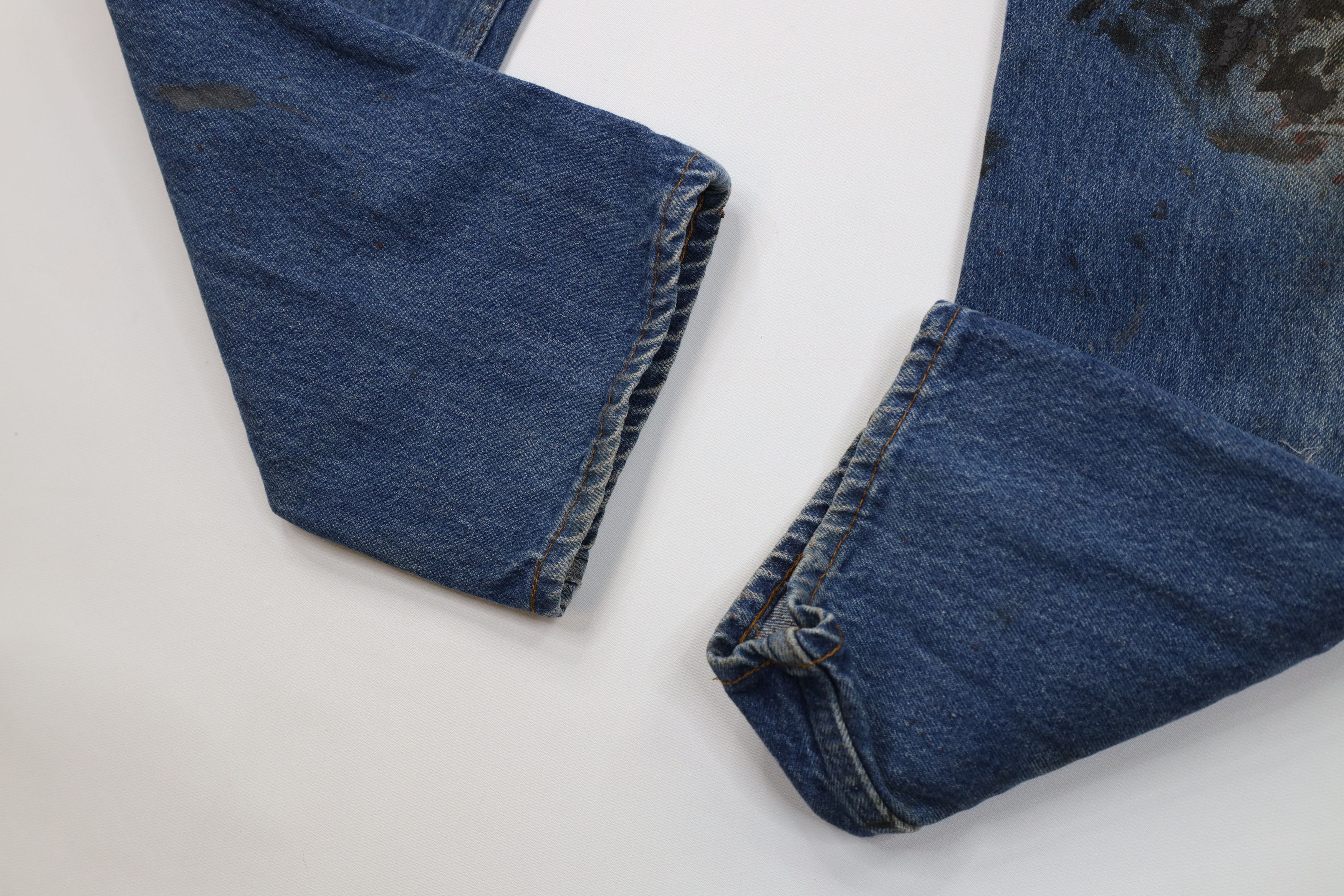 Levi's Vintage 80s Levis 501xx Button Fly Straight Leg Jeans USA Size US 29 - 6 Thumbnail