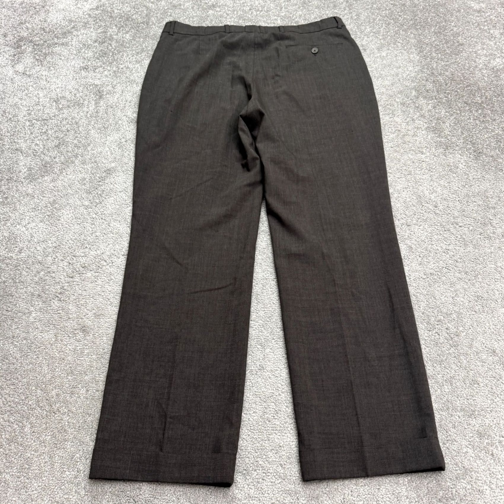 Vintage Rohan Envoy Wool Blend Tailored Travel Dress Pants Mens 34 Gray Straight Leg Fabric: Polyester, Wool Size US 34 / EU 50 - 2 Thumbnail