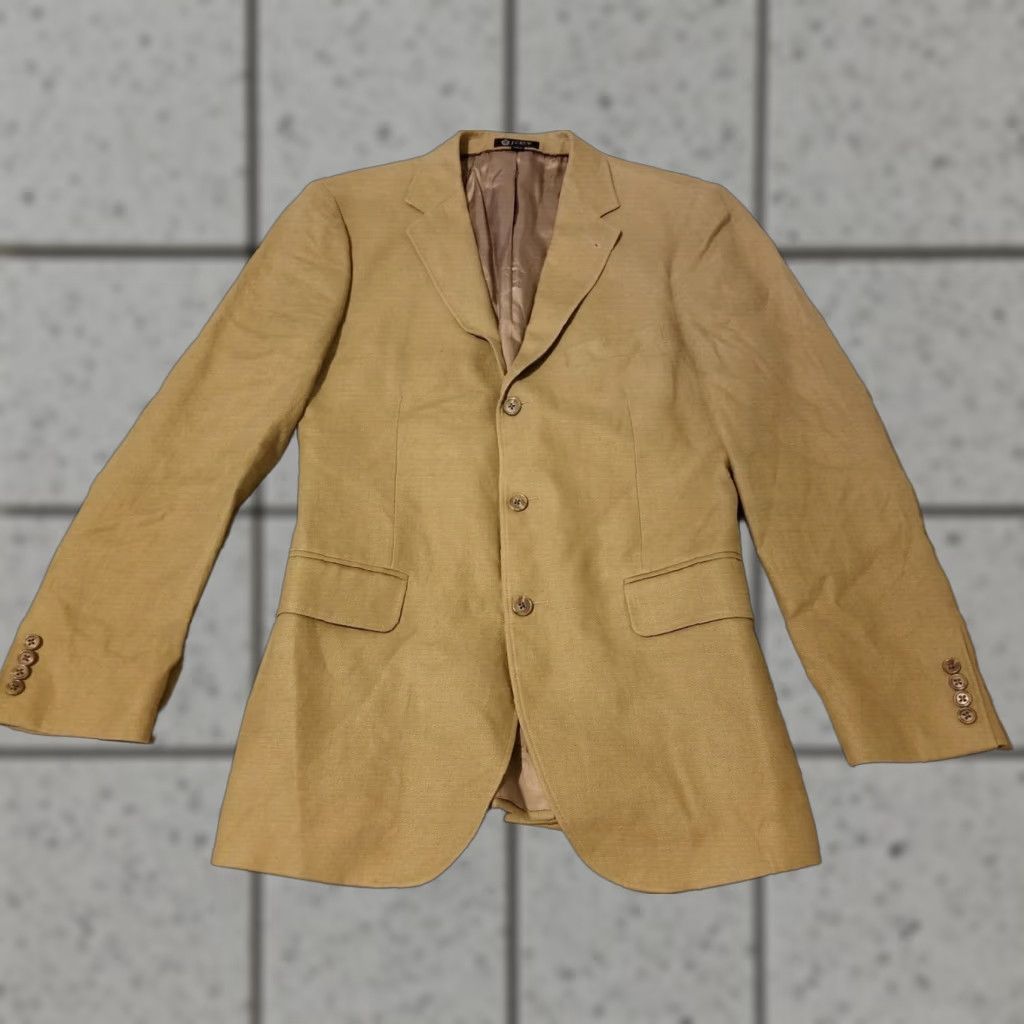 J.Crew VINTAGE J.CREW Linen Sports Jacket Blazer 42R Beige Mens Jacket 3-in-1 Beige Sports J.CREW 42R Mens Beige Linen Shirt? Size 42R - 1 Thumbnail