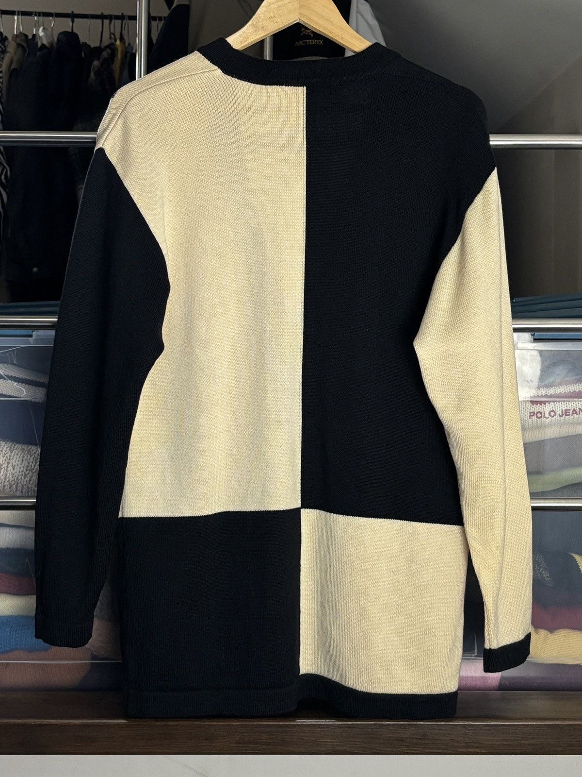 Escada Escada Vintage Two Tone Wool Buttoned Cardigan Sweater Size M / US 6-8 / IT 42-44 - 4 Thumbnail