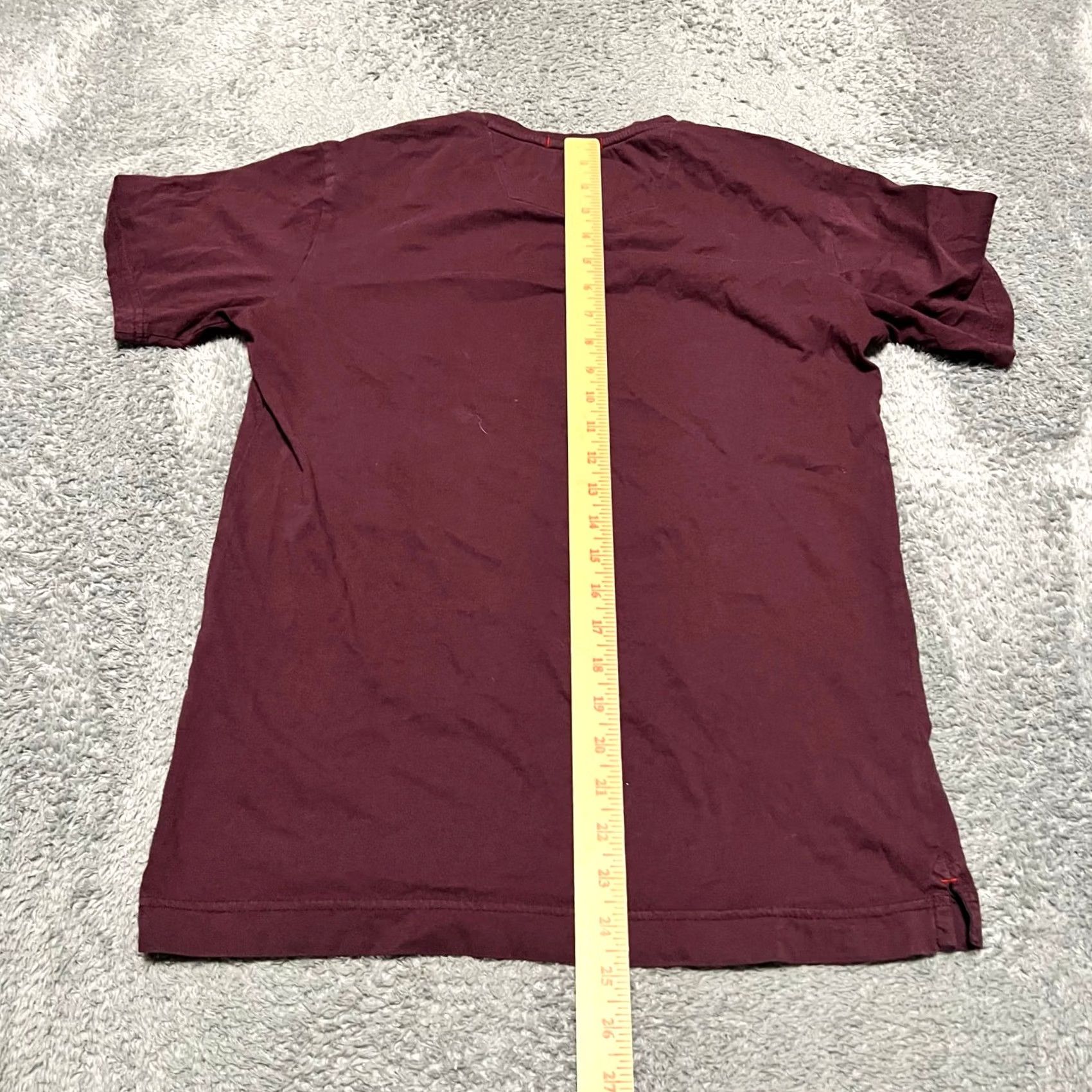 Robert Graham Robert Graham Skull Print Crew Neck T Shirt Burgundy Small Men Size US S / EU 44-46 / 1 - 5 Thumbnail