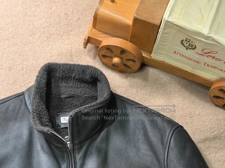 Brunello Cucinelli Brunello Cucinelli Fur and Leather Integrated Jacket Size US XXL / EU 58 / 5 - 8 Thumbnail