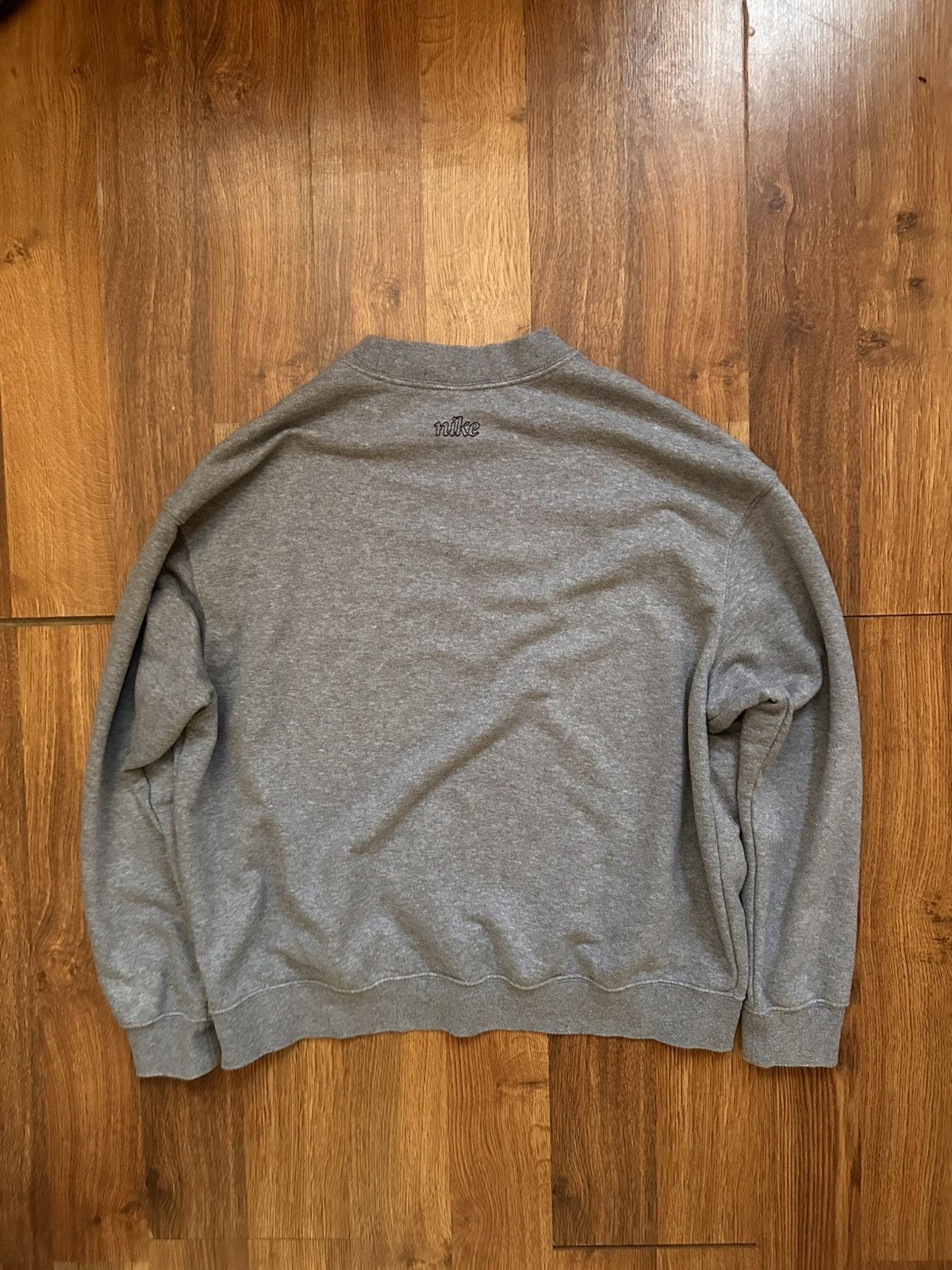 Nike Nike Swoosh Crewneck Sweatshirt – Grey – Size S Vntg Style Size US S / EU 44-46 / 1 - 5 Thumbnail