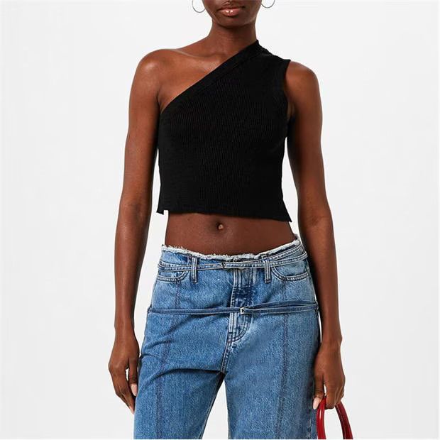 Jacquemus o1g2r1mq1024 Cropped Top in Black Size S / US 4 / IT 40 - 3 Thumbnail