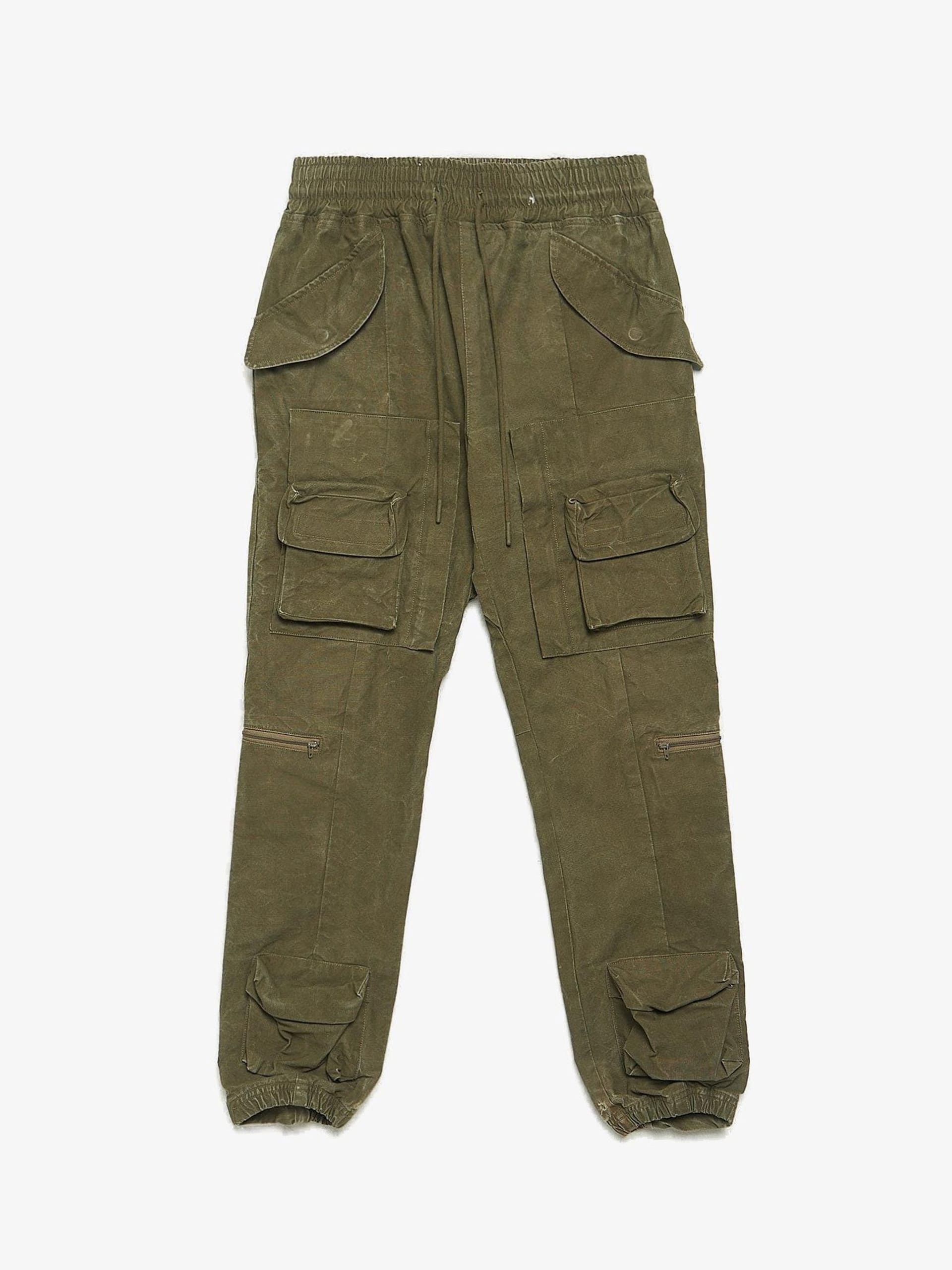 image of Readymade Khaki Army Tent Field Trackpants, Men's (Size 33)