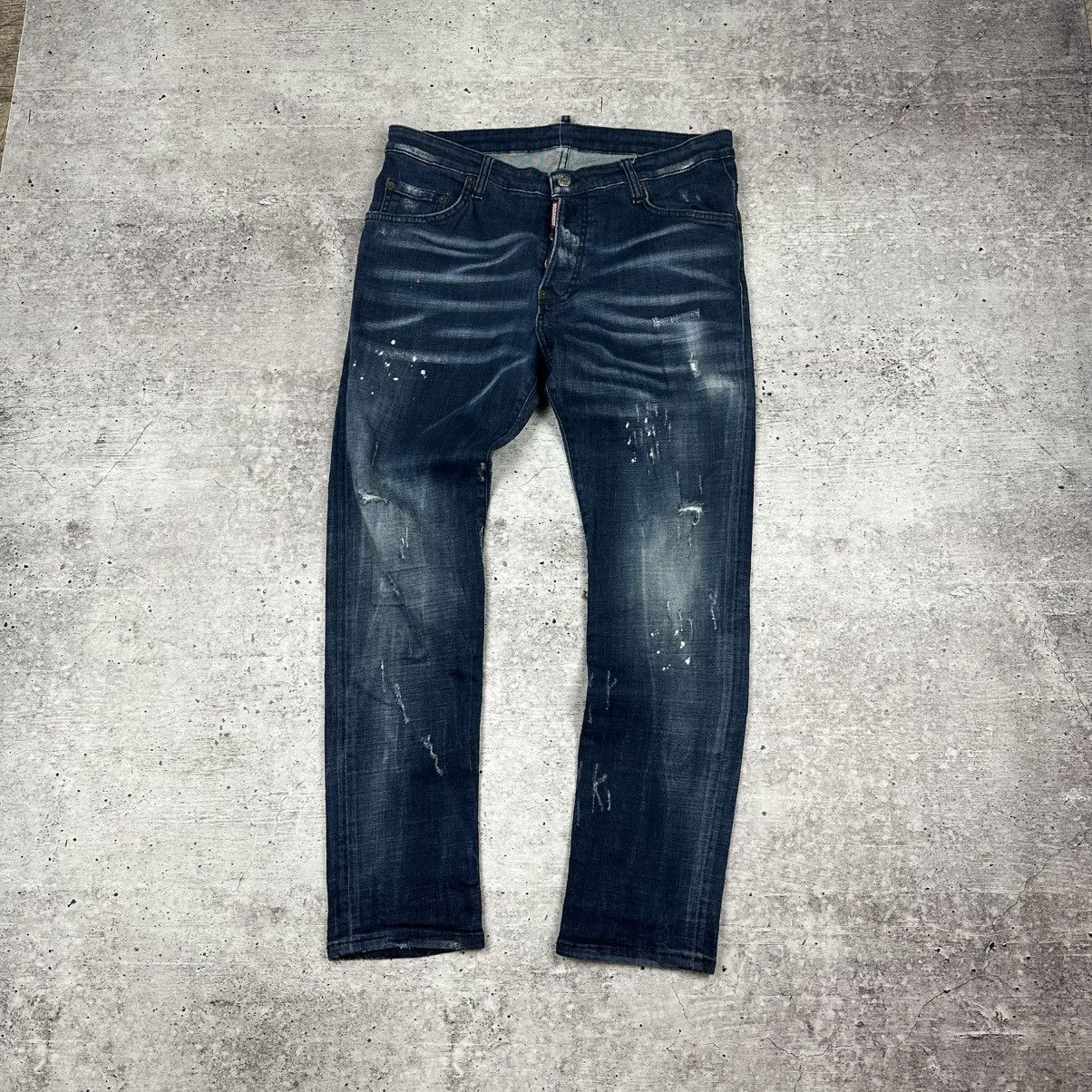 Dsquared2 Dsquared2 Vintage Tidy Biker Denim Jeans Pants Size US 34 / EU 50 - 1 Thumbnail