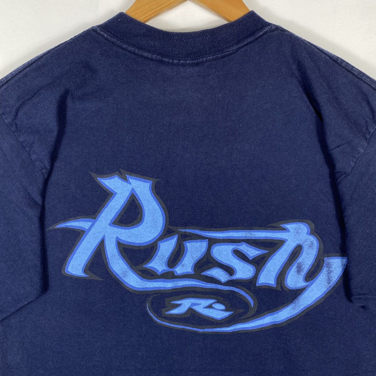Rusty Vintage 90's RUSTY Big Logo Graphic Faded Surf Tee Size US M / EU 48-50 / 2 - 3 Thumbnail