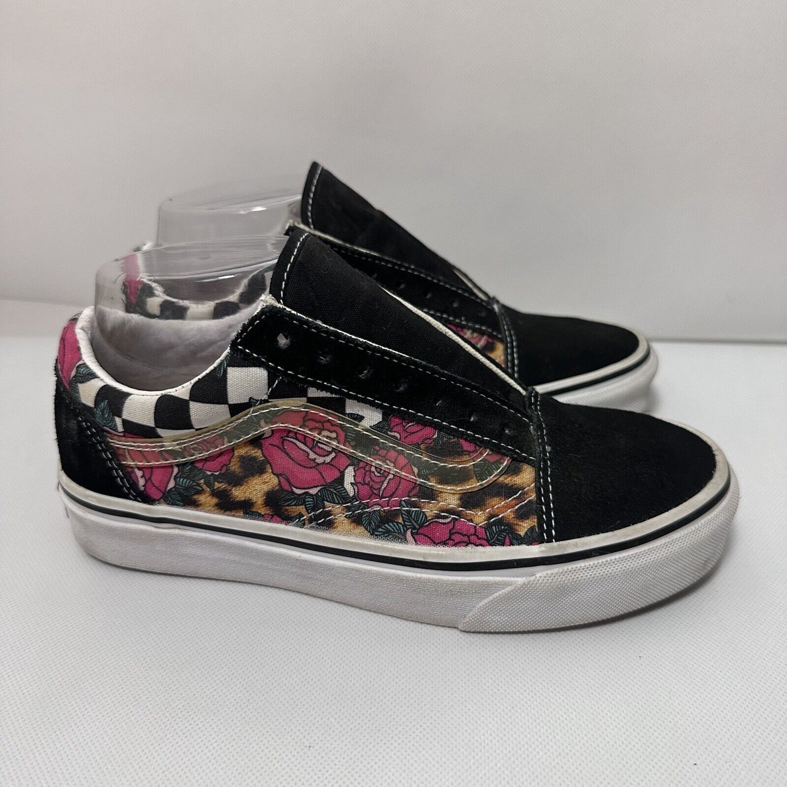 Vans Vans Sneakers Cheetah Rose Old Skool Low Checke Skater Size US 6.5 / IT 36.5 - 1 Thumbnail