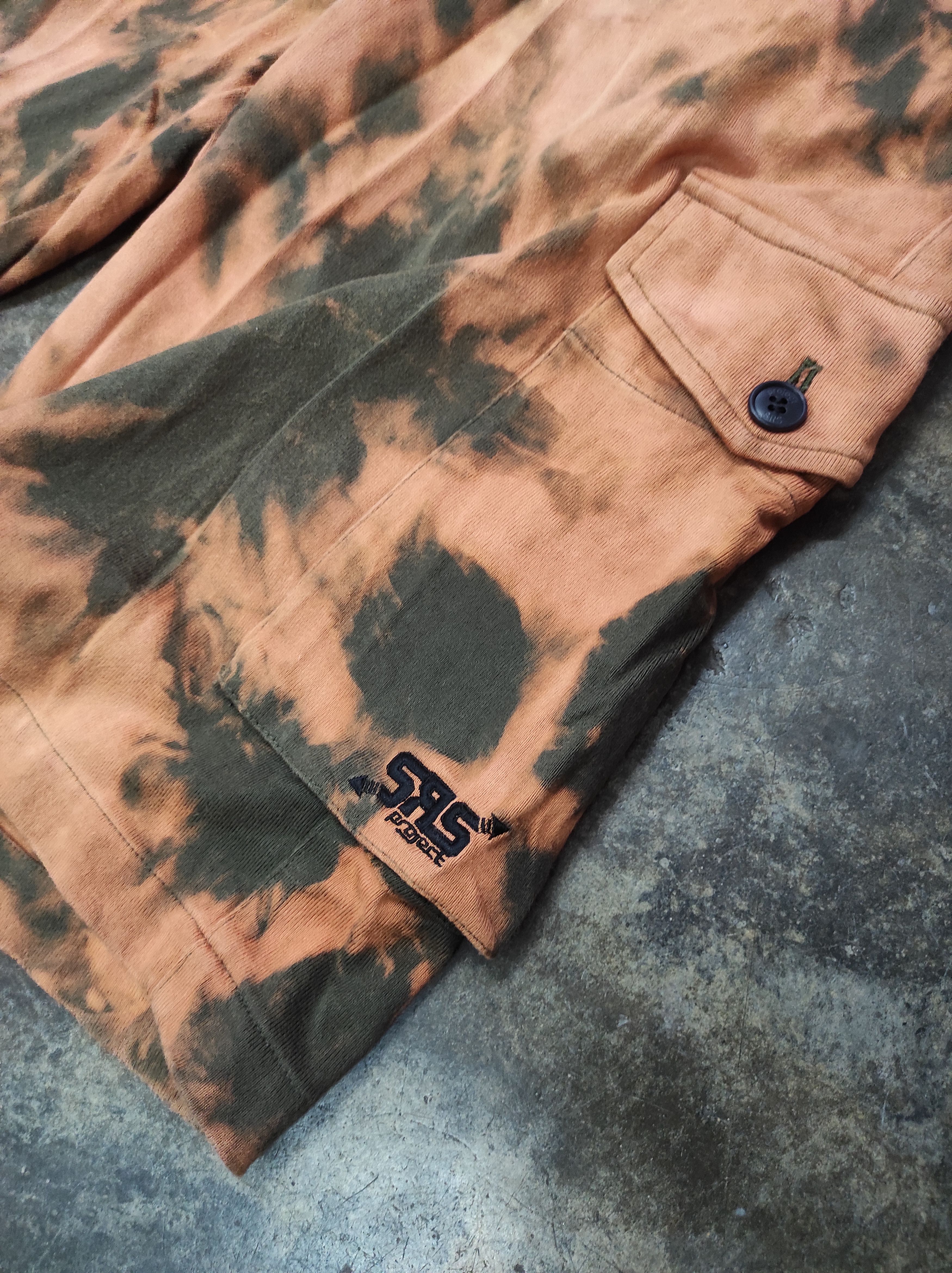 Japanese Brand PROJECT SRS TACTICAL POCKET TIE DYE SHORT PANTS Size US 33 - 2 Thumbnail