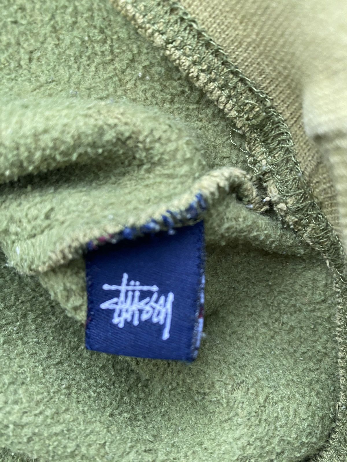 Stussy × Vintage 90S STUSSY LIVIN’ RARE MULTI LOGO Y2K RETRO FADED HOODIE Size US M / EU 48-50 / 2 - 9 Thumbnail
