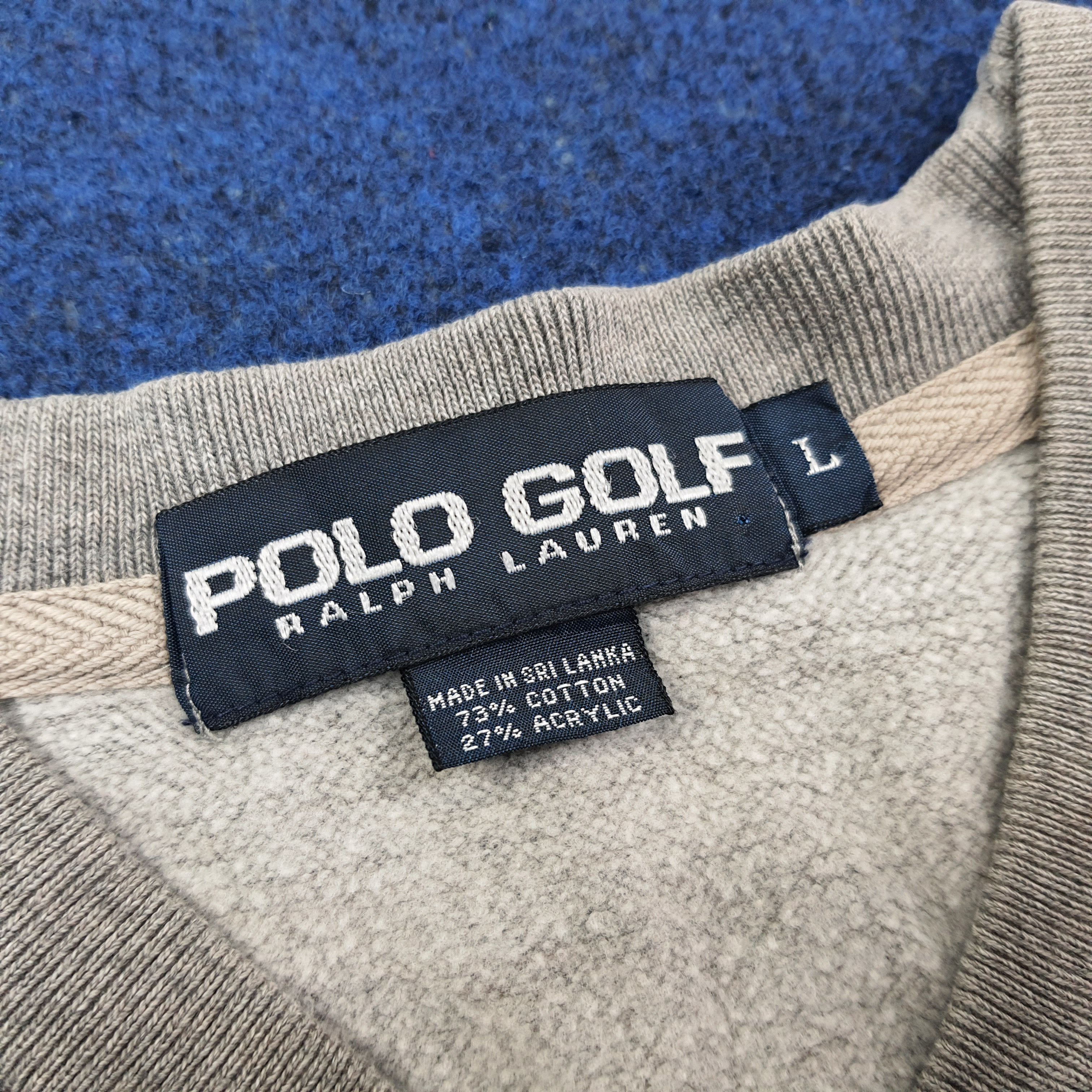 Polo Ralph Lauren Vintage Polo Golf Ralph Lauren Sweatshirt C264N26 Size US L / EU 52-54 / 3 - 5 Thumbnail