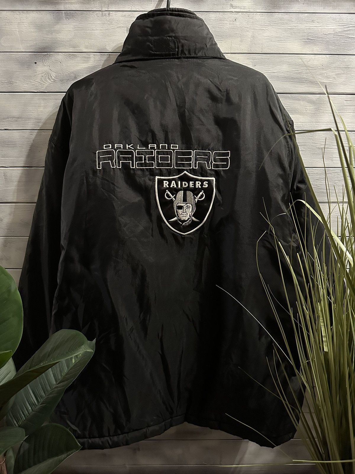 NFL Rare Vintage Jacket Raiders Oakland Made in Korea. Size US L / EU 52-54 / 3 - 1 Thumbnail