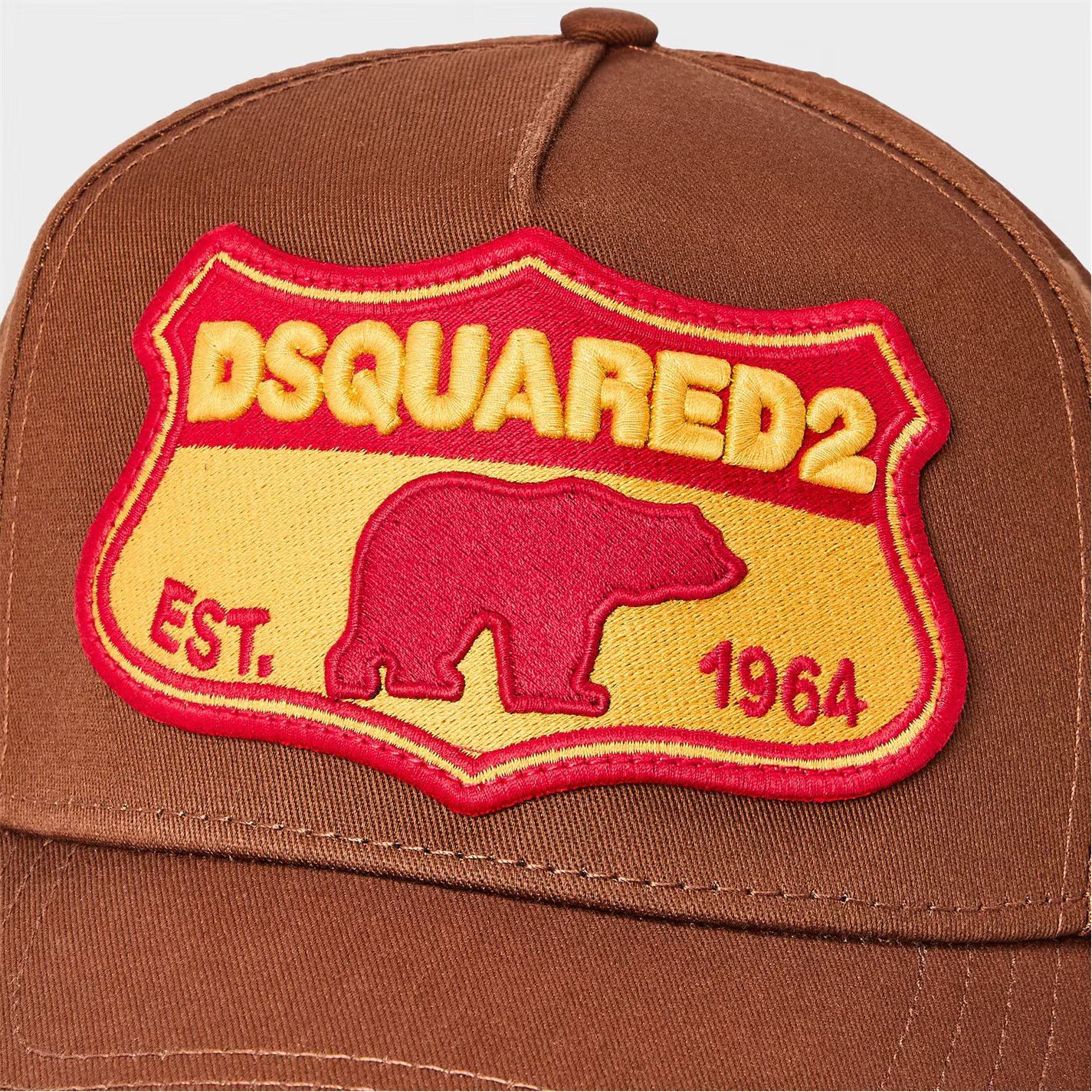 Dsquared2 o1g2r1mq0426 Size: OS / Baseball Hat / Cap in Brown Size ONE SIZE - 4 Thumbnail
