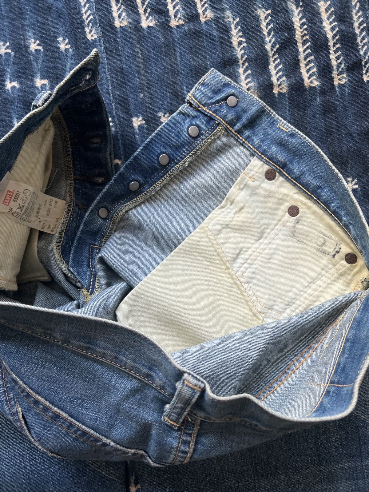 Levi's Vintage Clothing Levis Vintage Clothing LVC 55501 Selvedge Carpenter Jeans Size US 31 - 13 Thumbnail