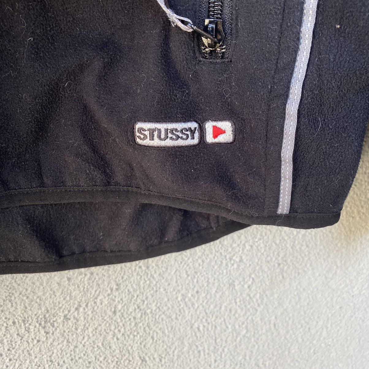 Stussy Vintage Stussy Fleece Black Sweater Jacket Size US L / EU 52-54 / 3 - 11 Thumbnail
