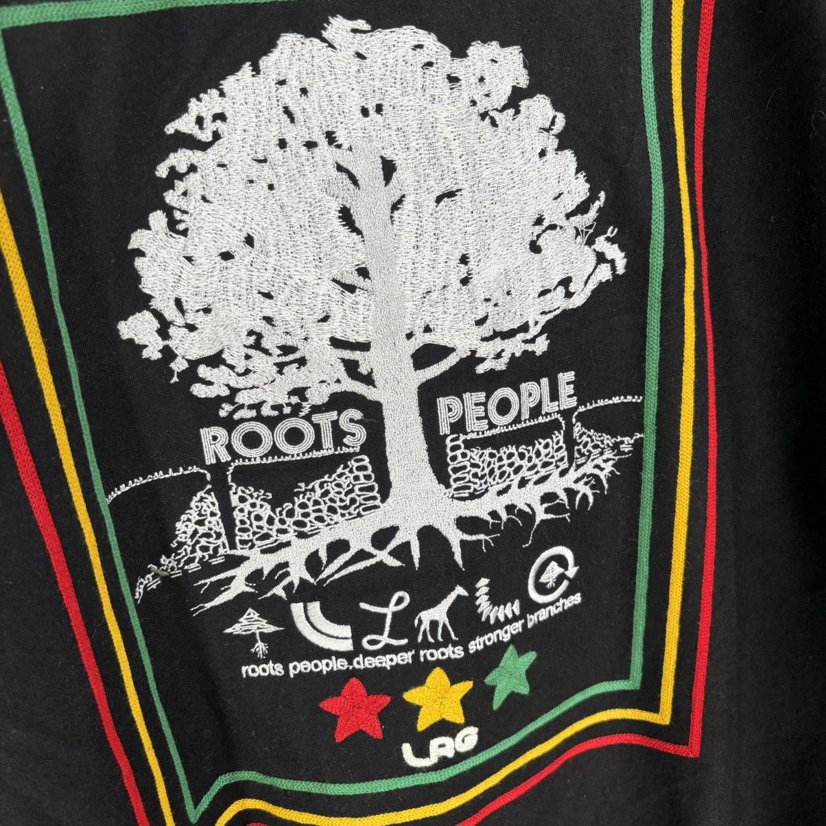 LRG × Vintage NEED GONE‼️ Vintage LRG Rasta Varsity Letterman Wool Jacket Size US XL / EU 56 / 4 - 8 Thumbnail