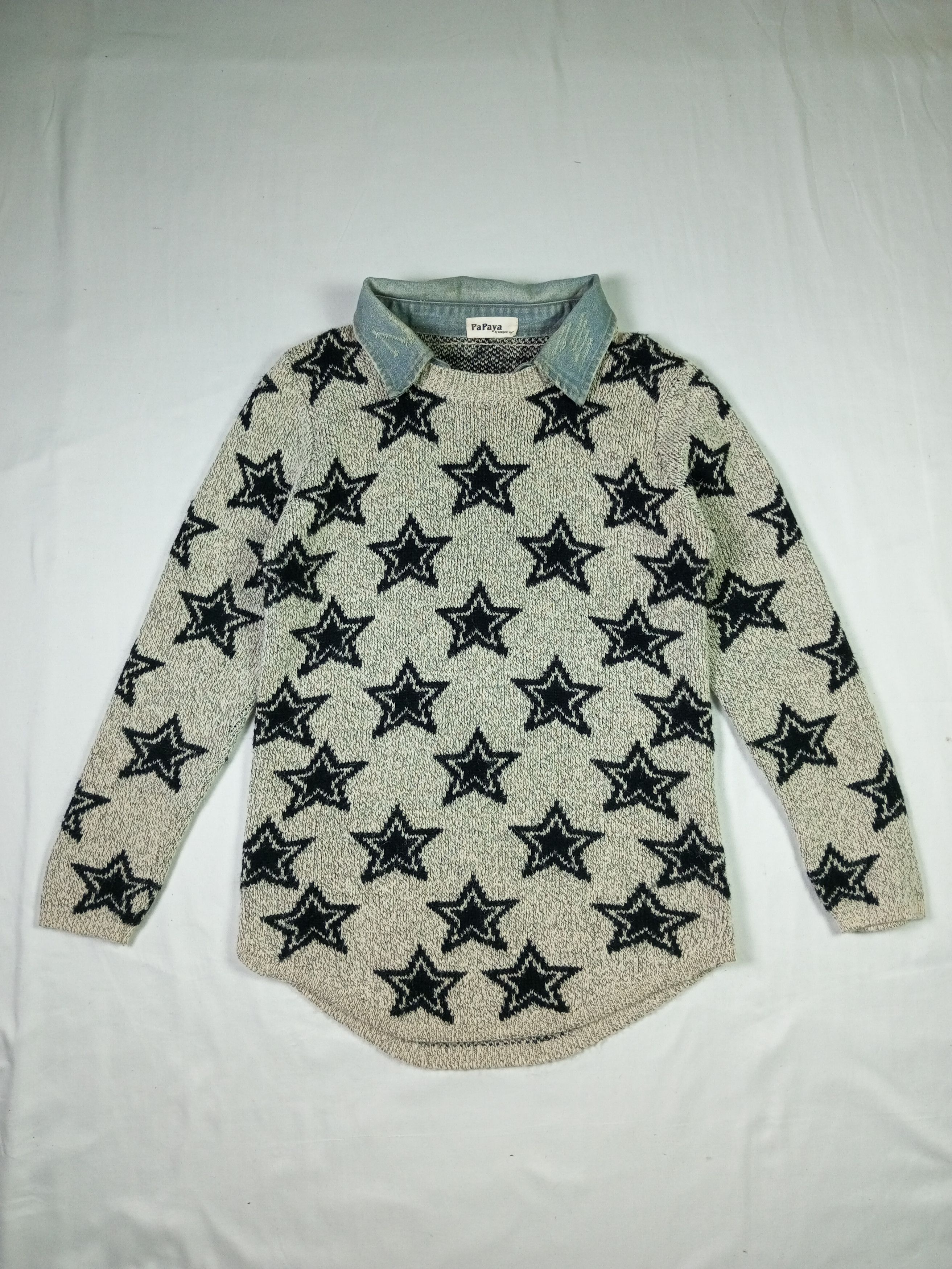 Coogi × Japanese Brand × Le Grande Bleu (L.G.B.) Papaya Japanese knitted wear star isseymiyake styled Size US M / EU 48-50 / 2 - 1 Thumbnail