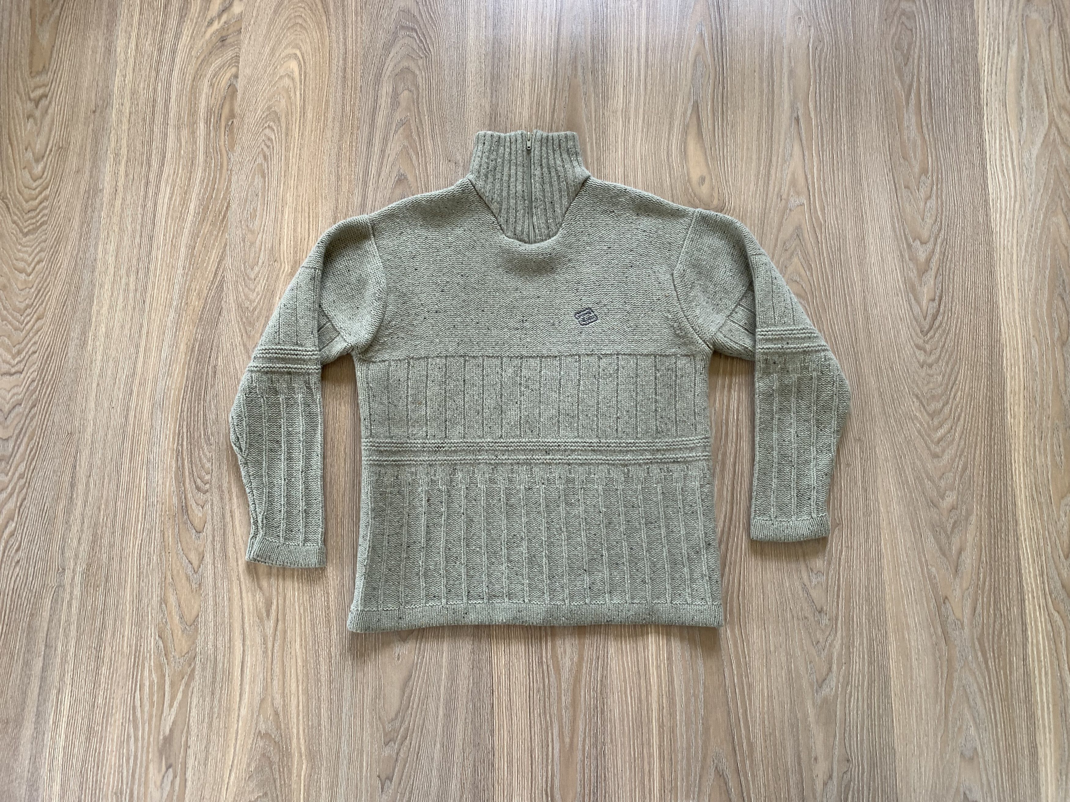 Billabong × Vintage Billabong Vintage Heavy Knit Wool Sweater Size US L / EU 52-54 / 3 - 10 Thumbnail