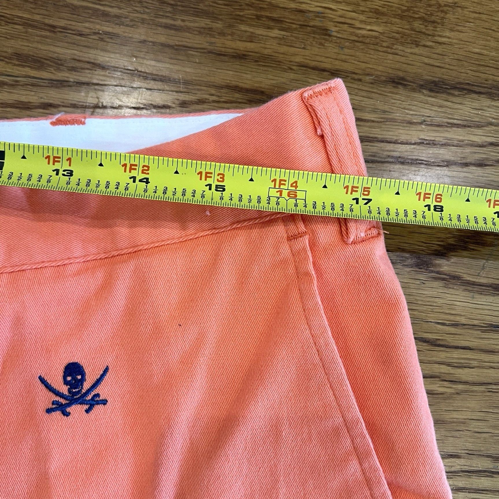 Vintage VINTAGE Castaway Nantucket Island Men's Chino Shorts 34 Coral Beach Travel Casual Summer Size US 34 / EU 50 - 6 Thumbnail
