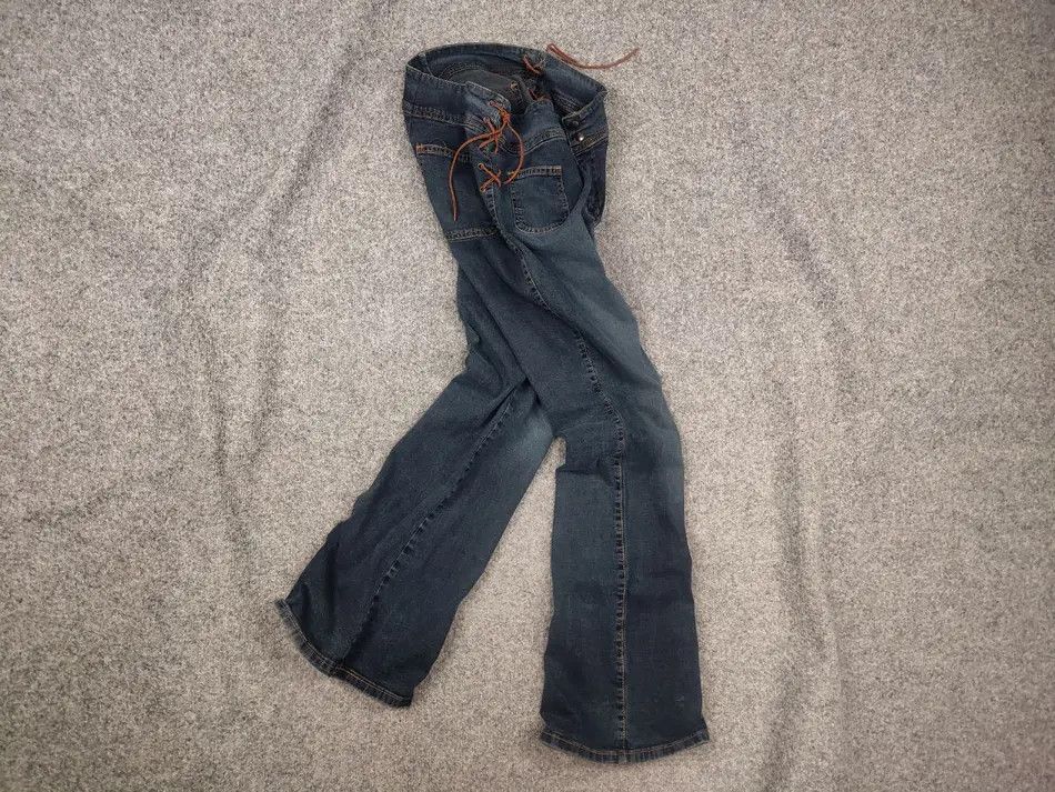 Le Grande Bleu (L.G.B.) Vintage Hysteric Glamour Faded l.g.b. Style Flared jeans Size 42" / US 20 - 1 Thumbnail