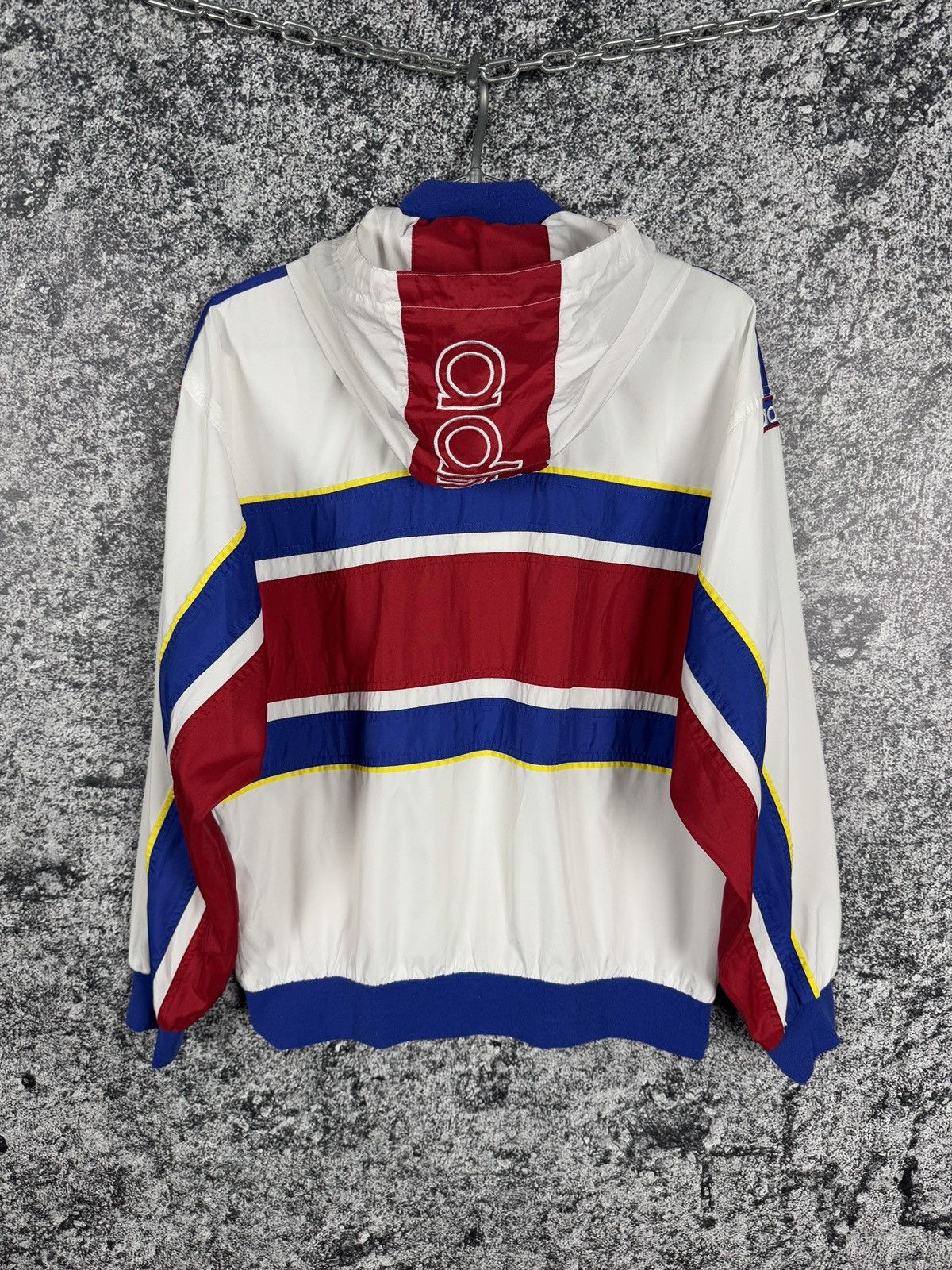 Adidas Adidas Vintage Jacket Button Up Windbreaker Retro 90s Size S Size US S / EU 44-46 / 1 - 12 Thumbnail