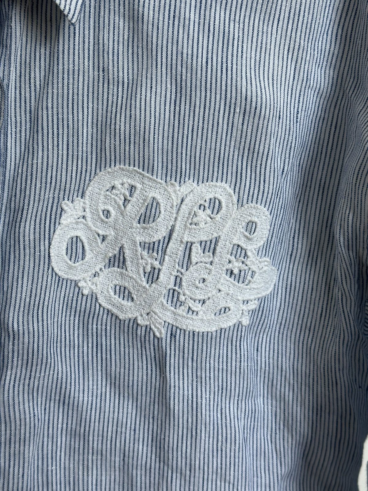 Ralph Lauren Vintage Ralph Lauren Monogram Shirt RARE Size US L / EU 52-54 / 3 - 3 Thumbnail