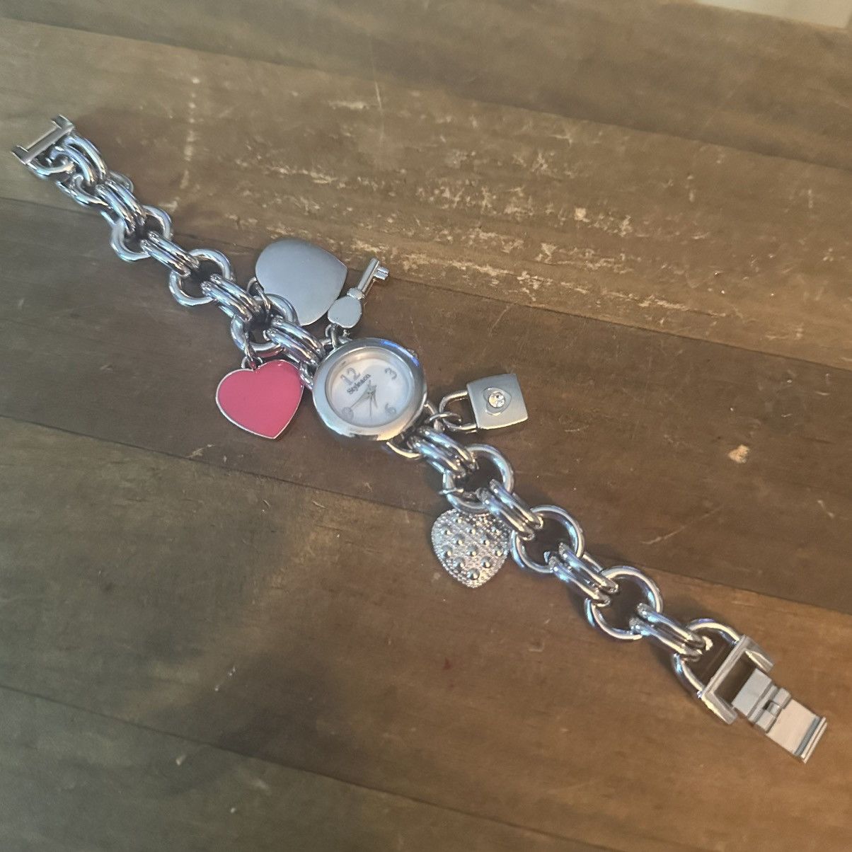 Style & Co Style & Co silver tone charm bracelet watch Size ONE SIZE - 3 Thumbnail