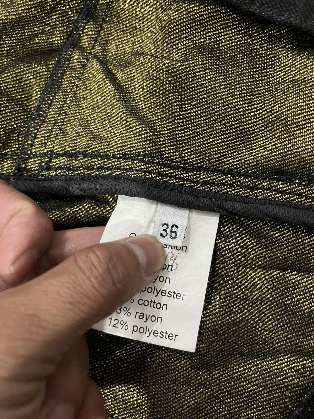 Balmain BALMAIN DECARNIN BLACK GOLD JACKET Size S / US 4 / IT 40 - 9 Thumbnail