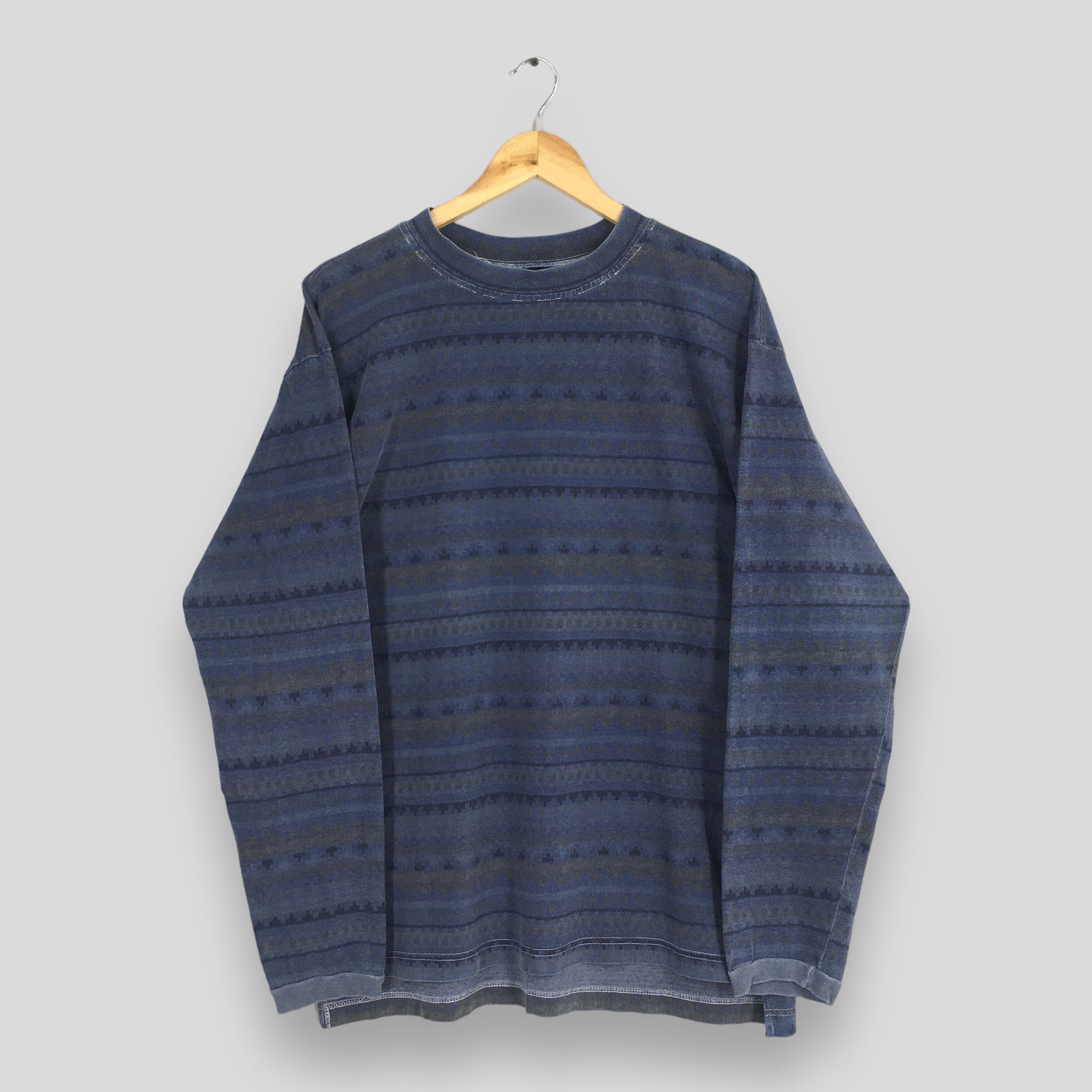 Gramicci × Vintage Vintage Gramicci Blue Stripes T shirt Medium Size US M / EU 48-50 / 2 - 1 Thumbnail