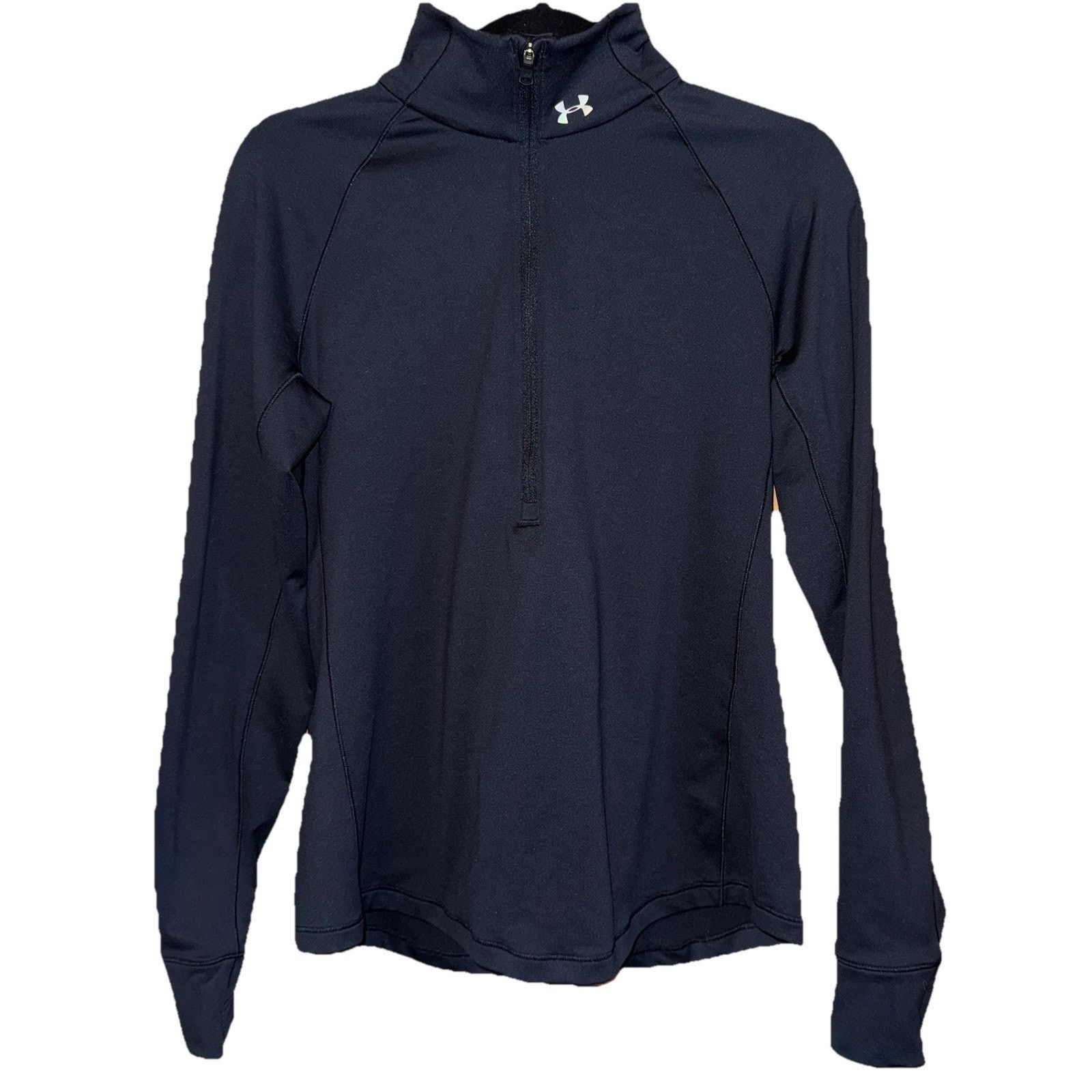 Under Armour Under Armour Cold Gear 1/2 Zip Fitted Pullover Size Large Size L / US 10 / IT 46 - 1 Thumbnail